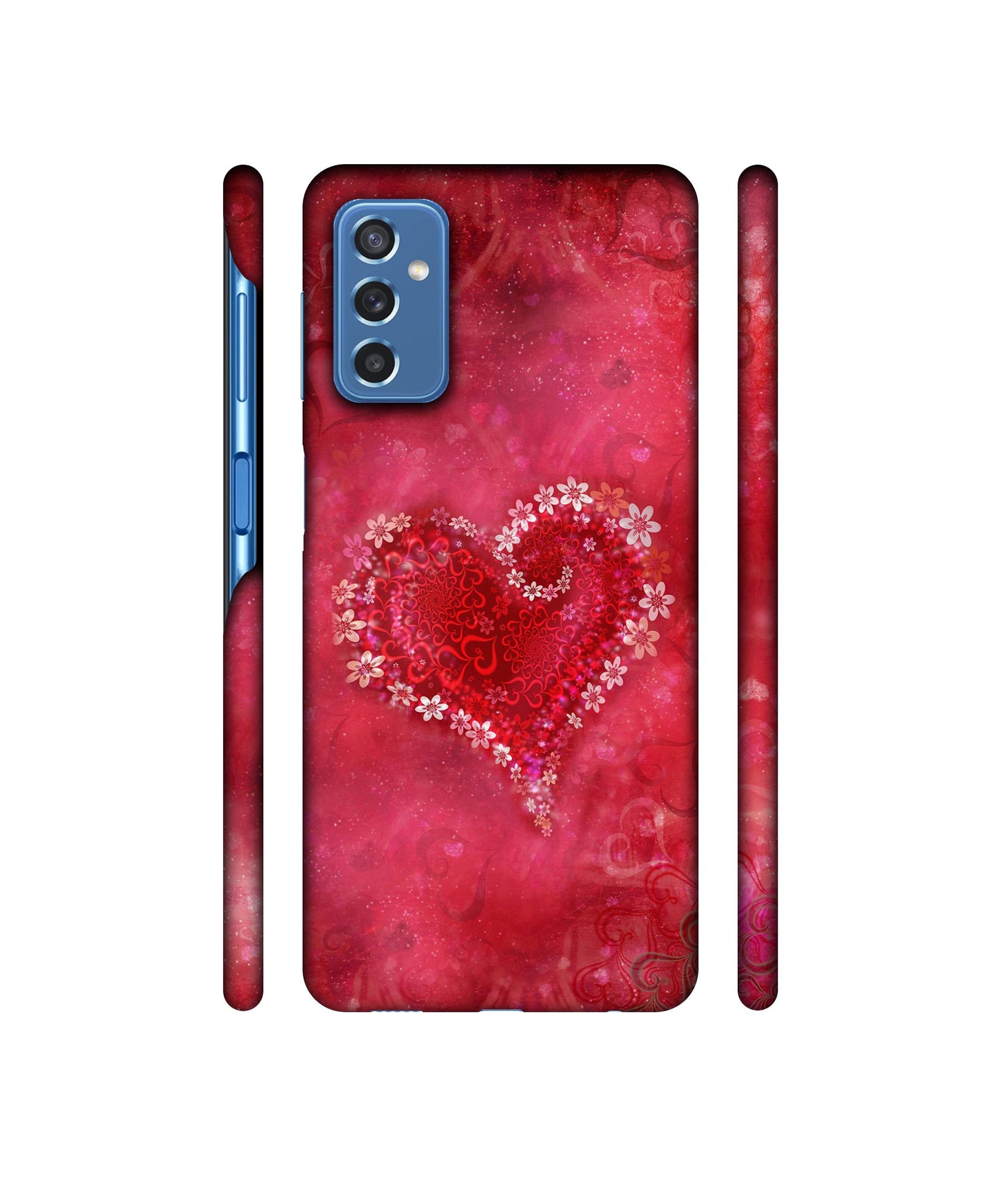 Heart Designer Hard Back Cover for Samsung Galaxy M52 5G