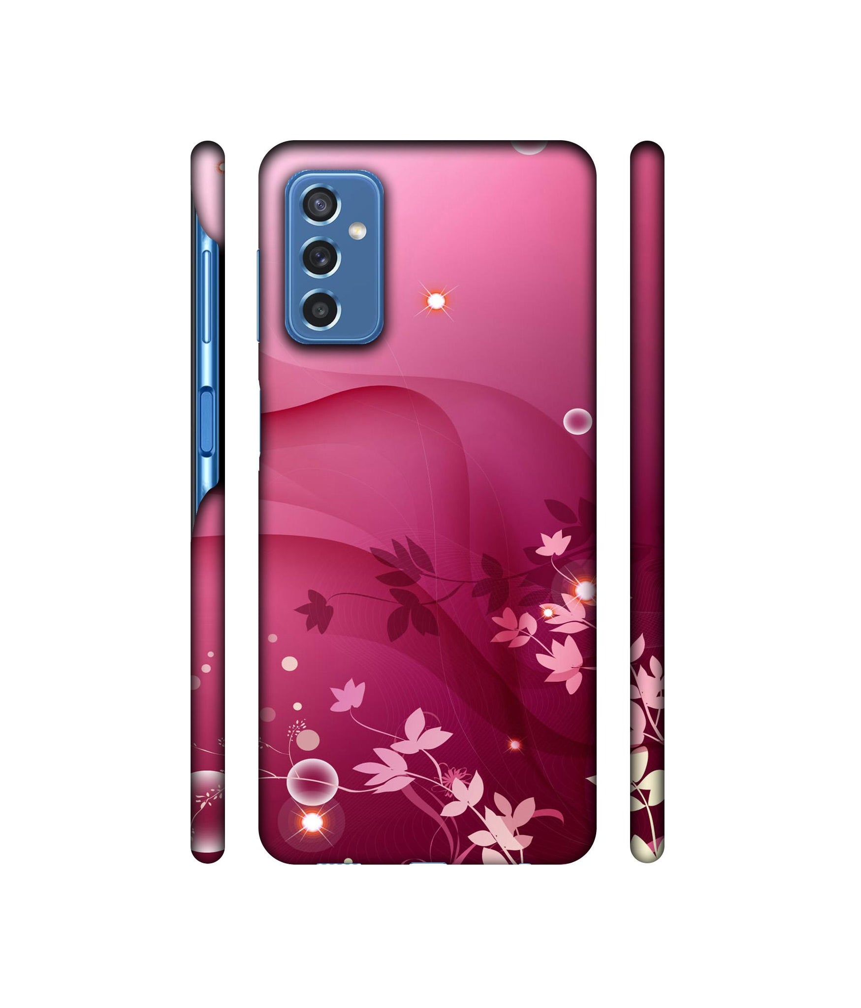 Pink Abstract Designer Hard Back Cover for Samsung Galaxy M52 5G