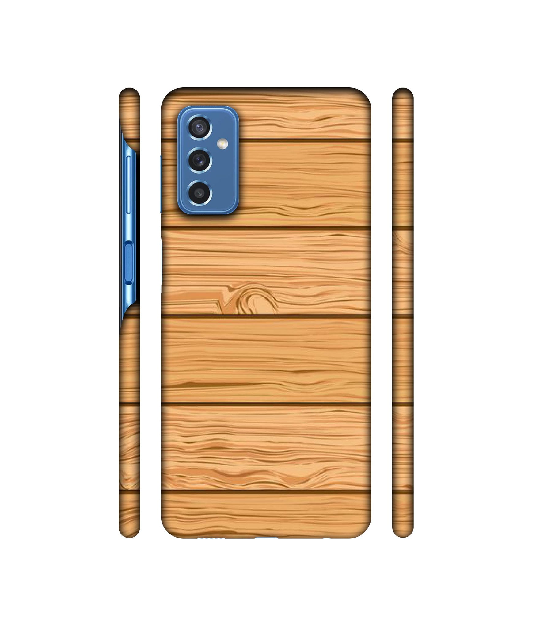 Wooden Texture Pattern Designer Hard Back Cover for Samsung Galaxy M52 5G