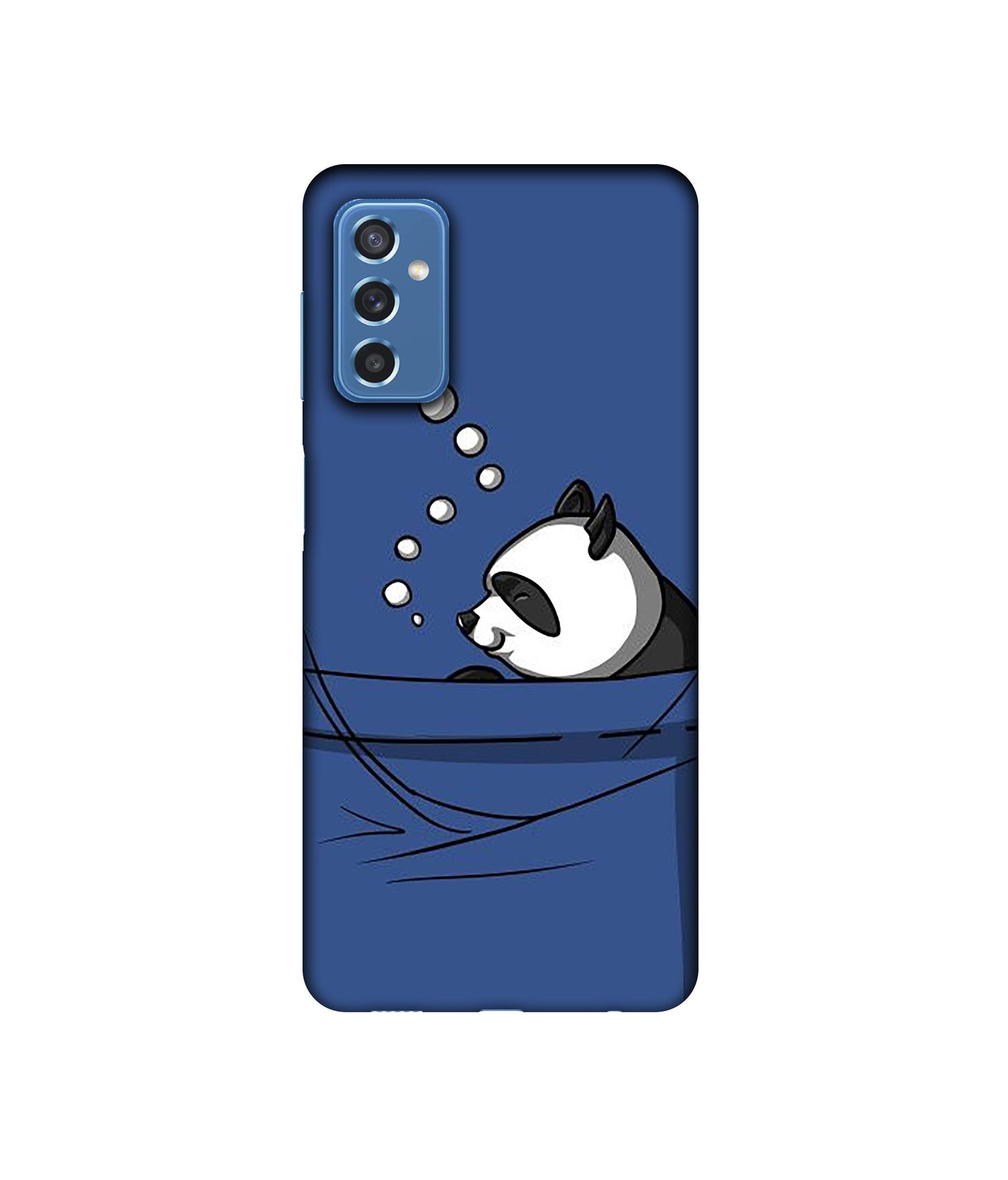 Lasy Panda Designer Hard Back Cover for Samsung Galaxy M52 5G