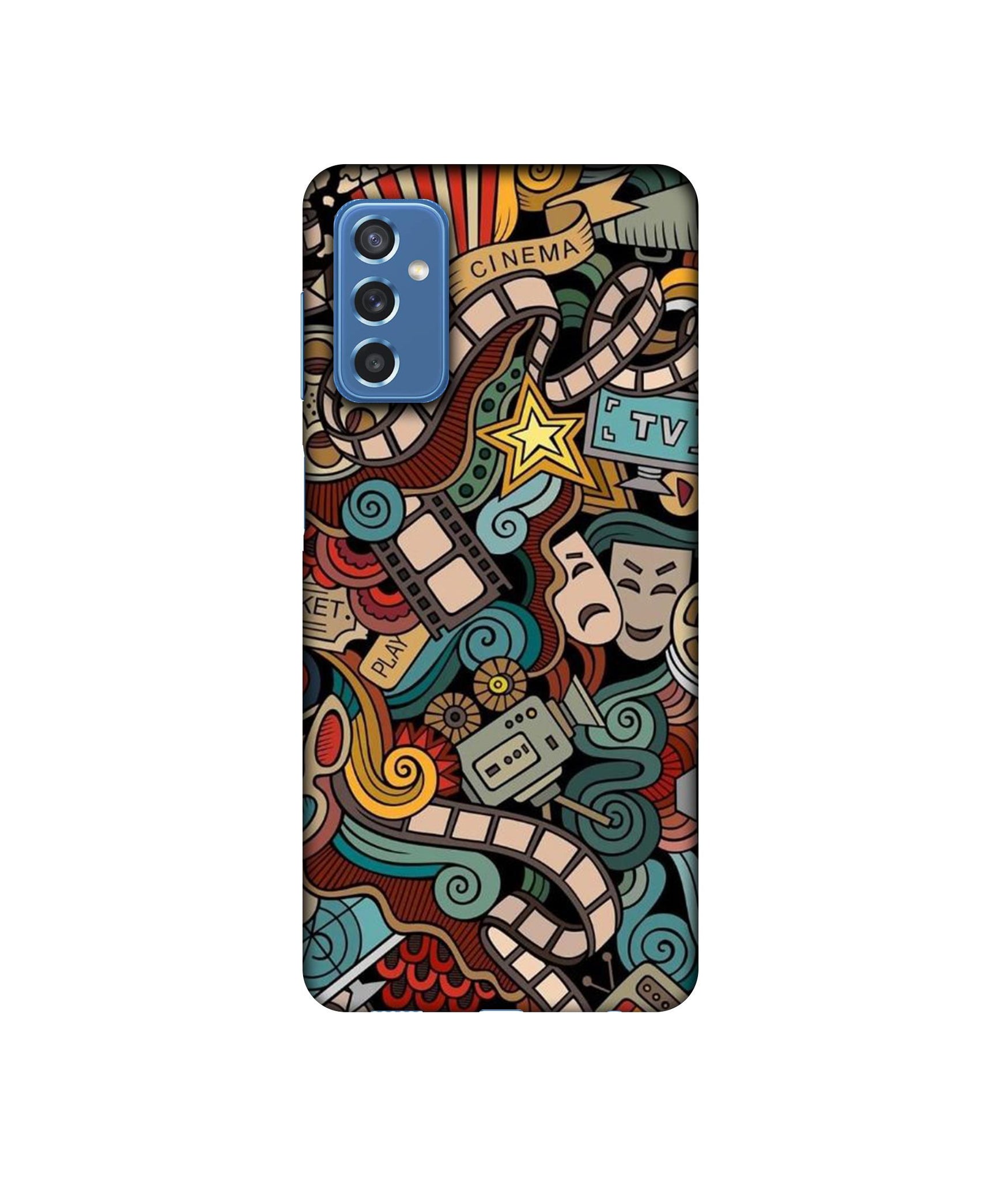 Movies Designer Hard Back Cover for Samsung Galaxy M52 5G