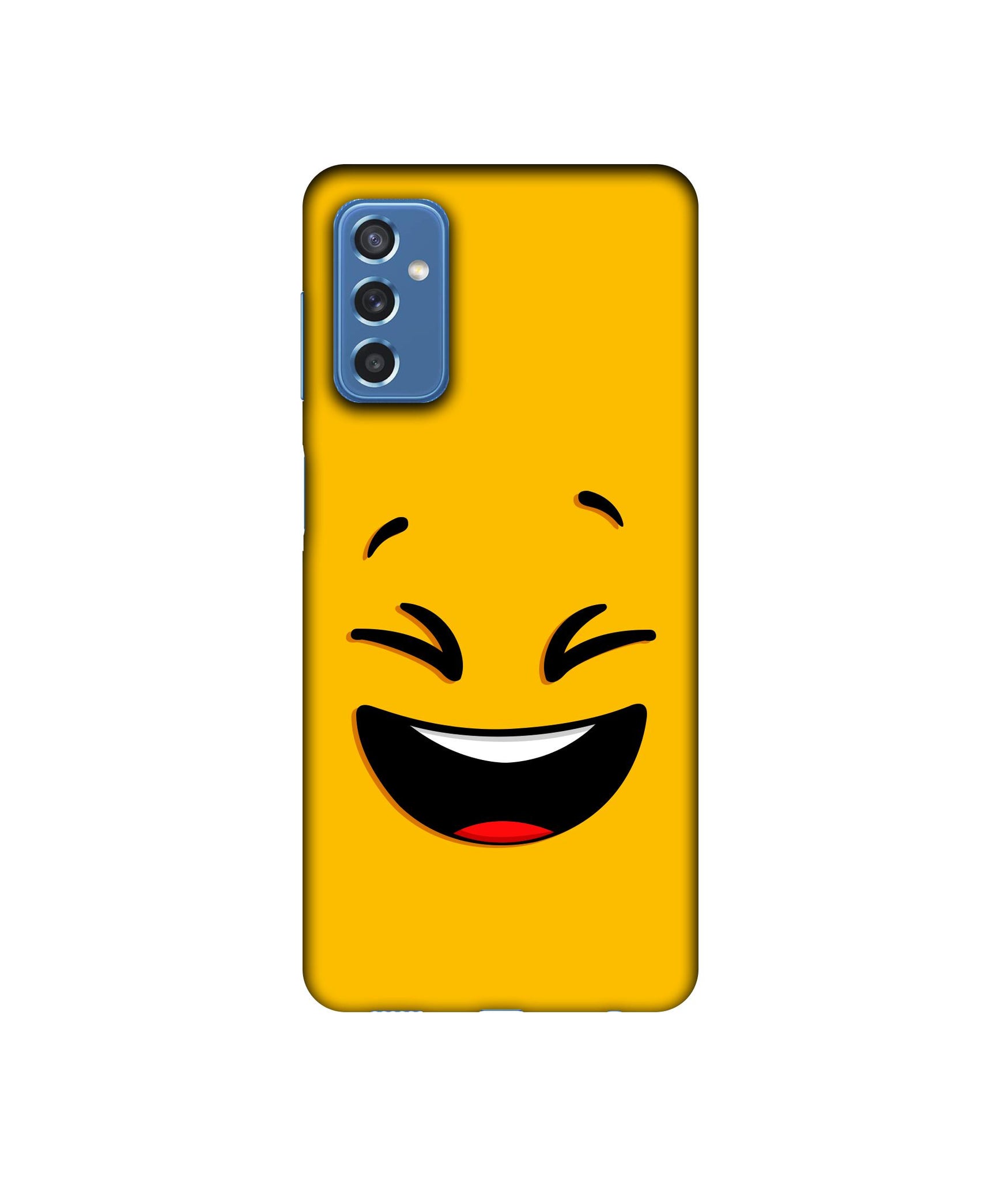 Smile Face Designer Hard Back Cover for Samsung Galaxy M52 5G