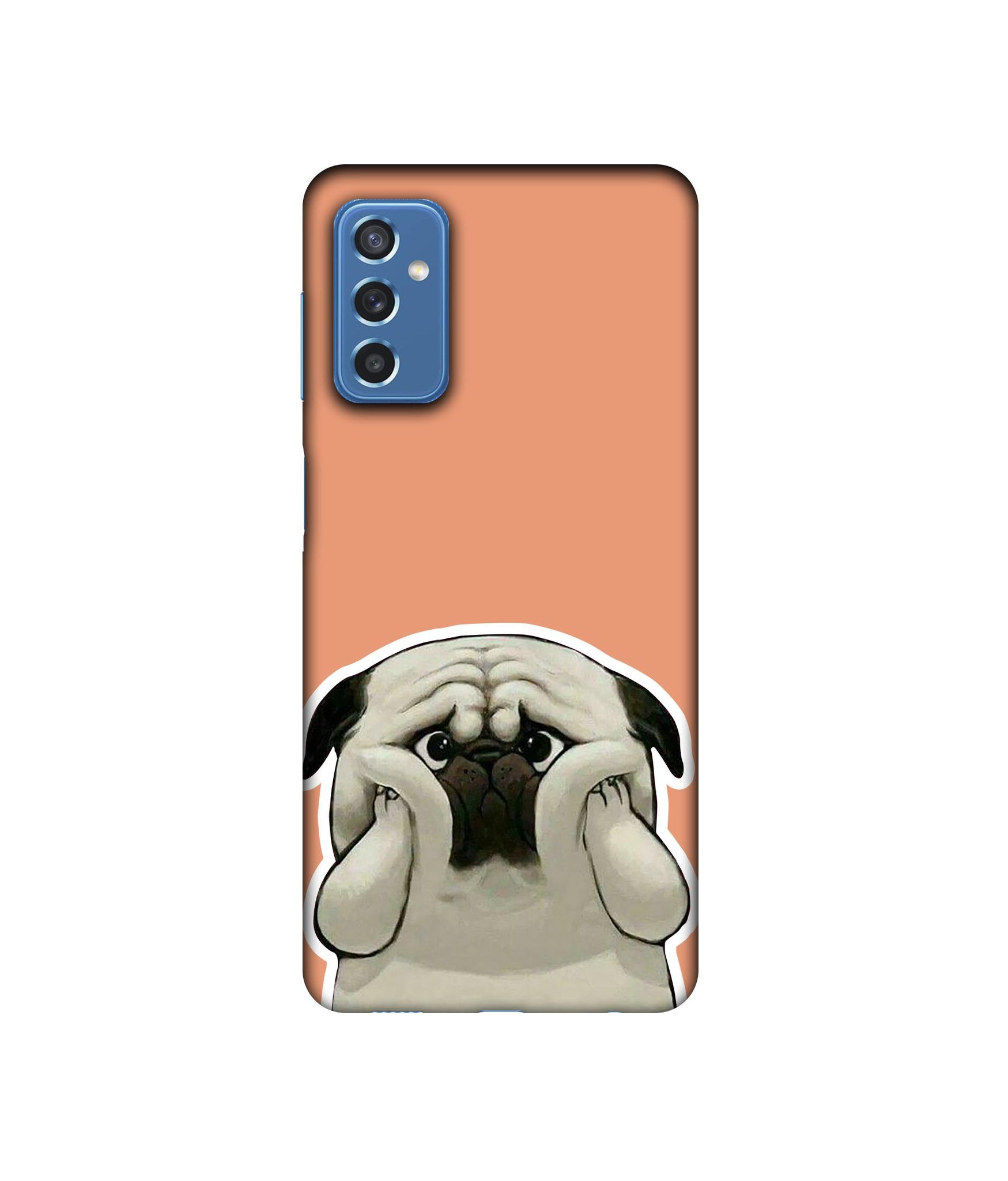 Pot Dog Pich Colour Designer Hard Back Cover for Samsung Galaxy M52 5G