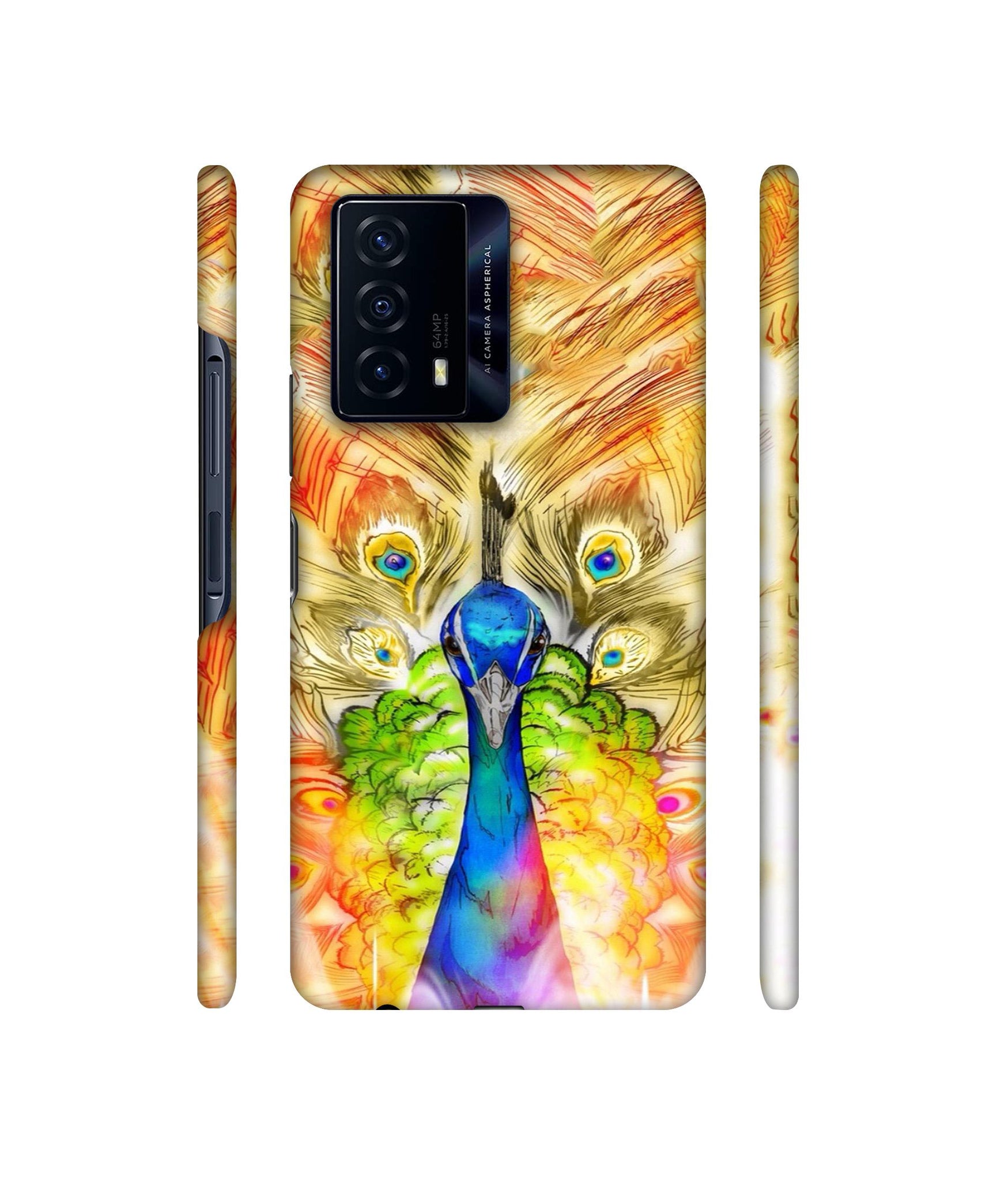 Colorful Joy Pattern Designer Hard Back Cover for iQOO Z5 5G