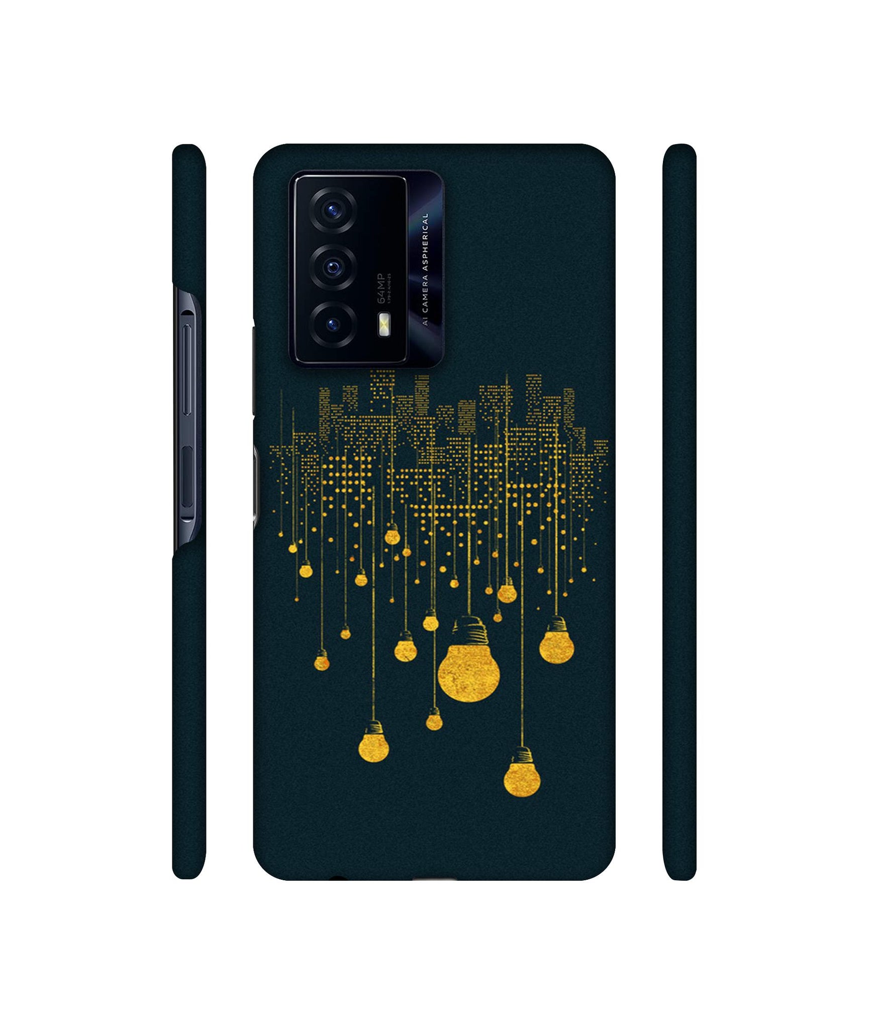City Light Pattern Designer Hard Back Cover for iQOO Z5 5G