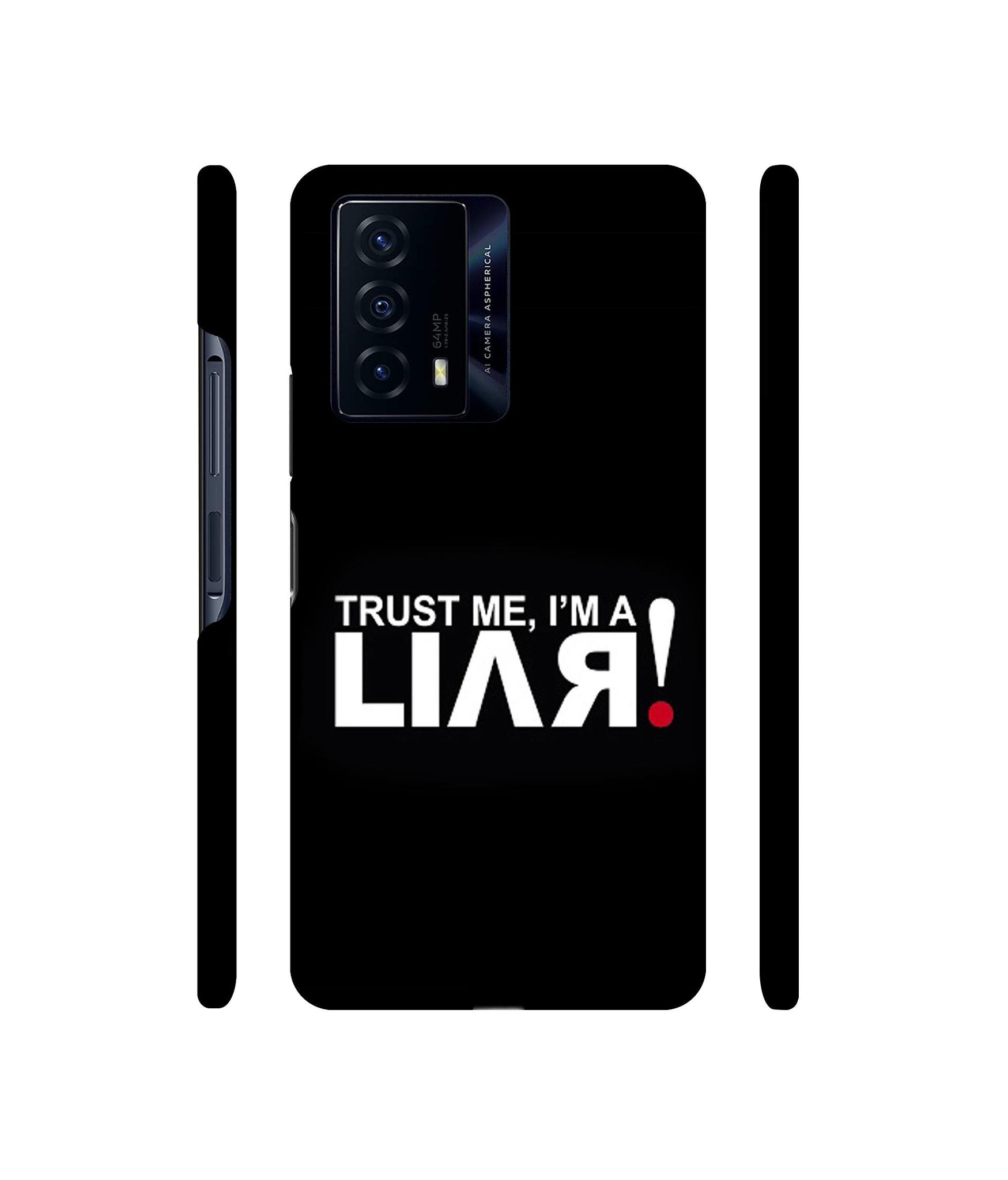 Trust Me Funny Quote Designer Hard Back Cover for iQOO Z5 5G