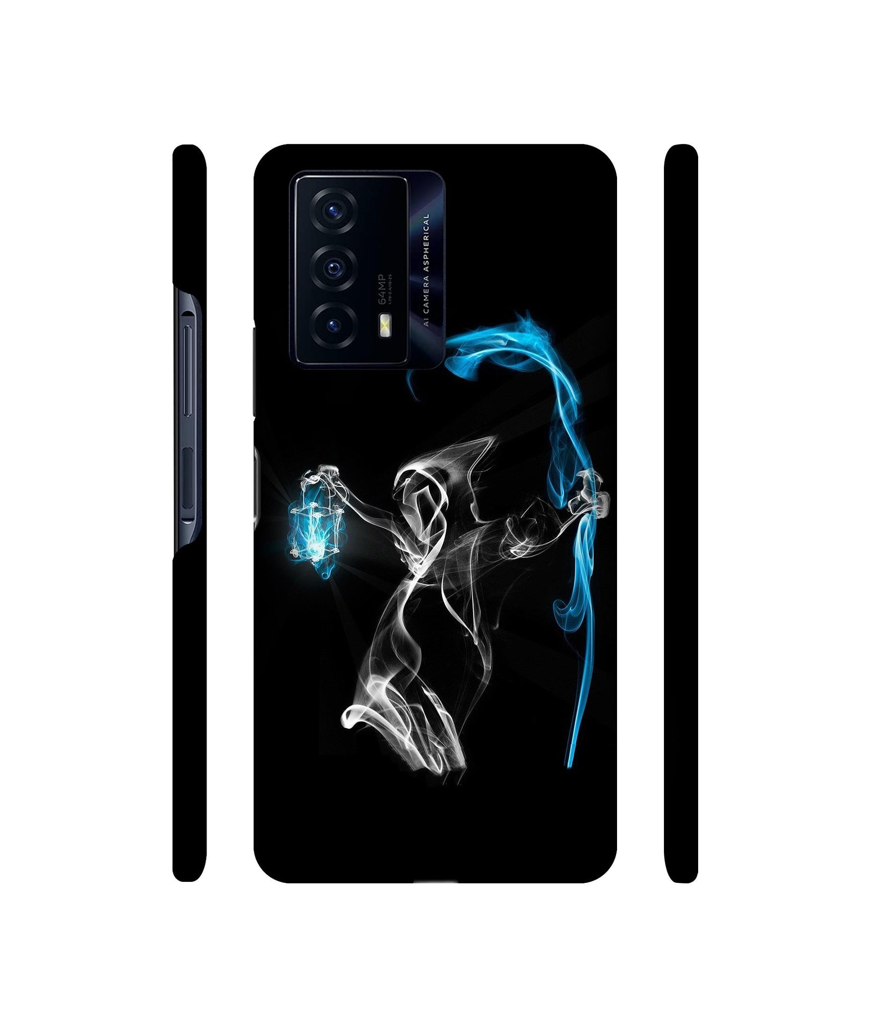 3D Skull Designer Hard Back Cover for iQOO Z5 5G