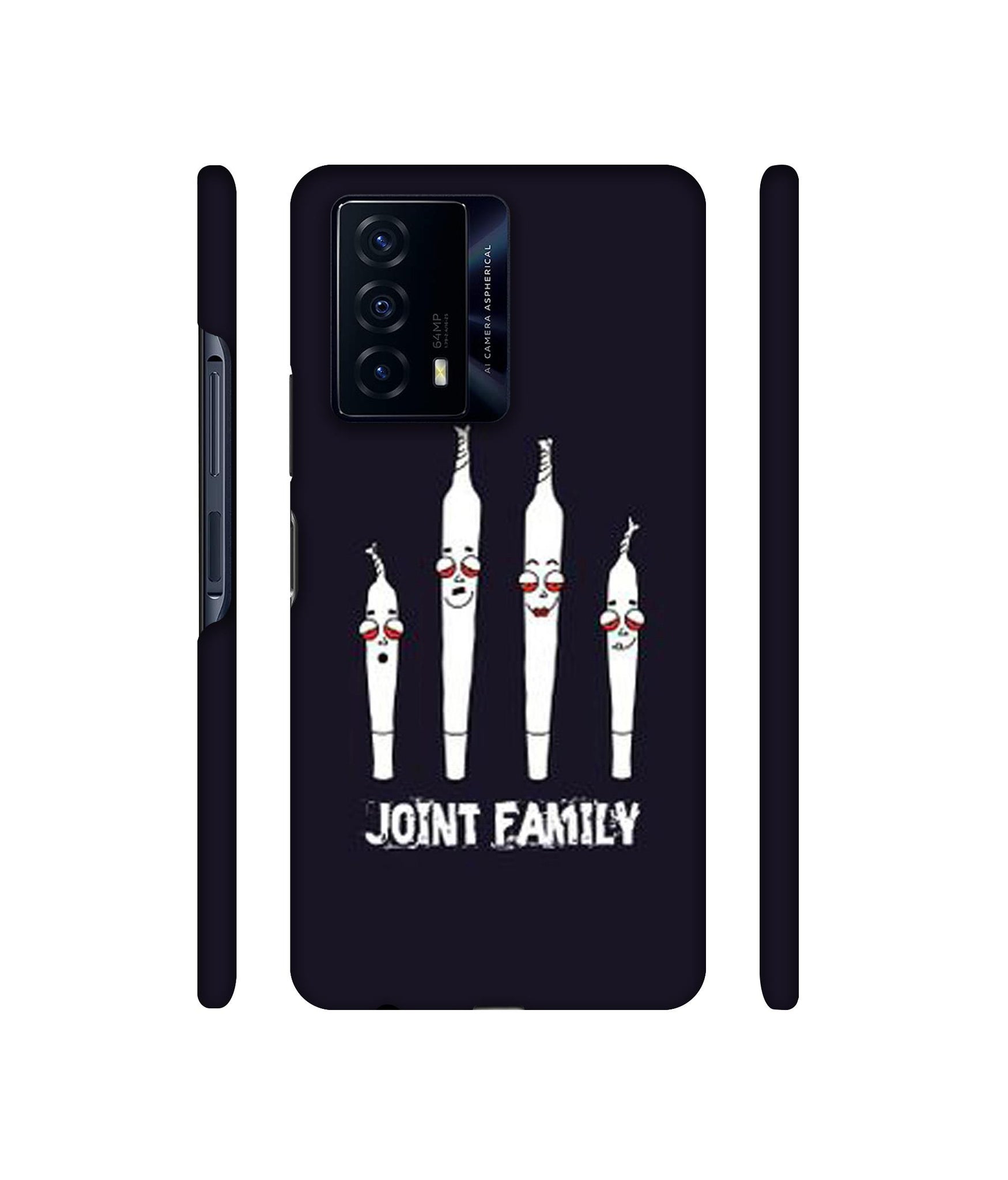 Joint Family Designer Hard Back Cover for iQOO Z5 5G