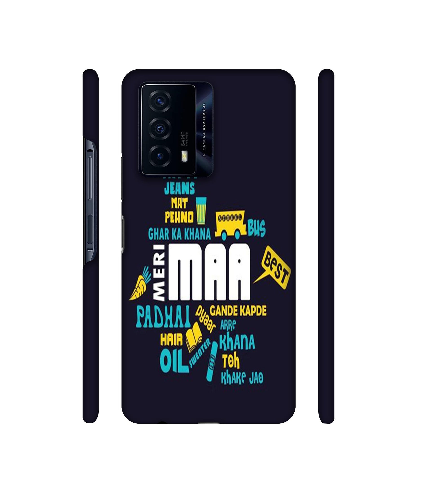 Maa Designer Hard Back Cover for iQOO Z5 5G