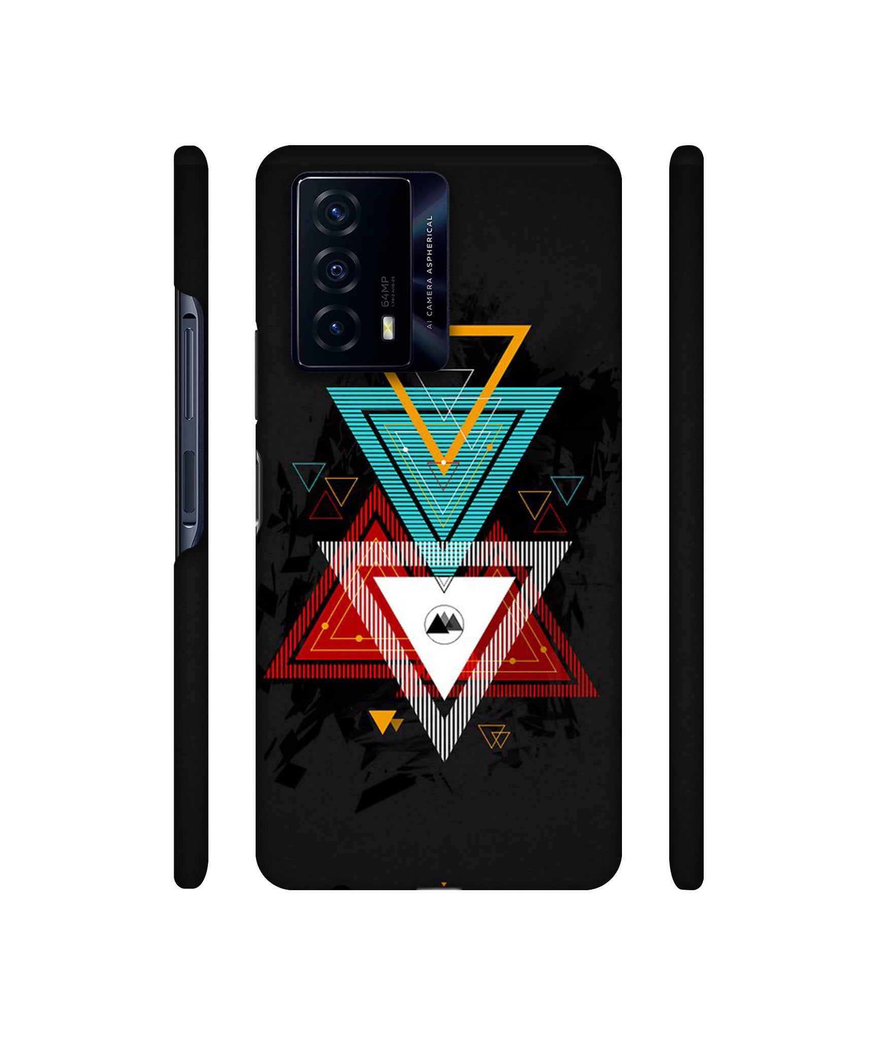 Illustrator Triangle Designer Hard Back Cover for iQOO Z5 5G