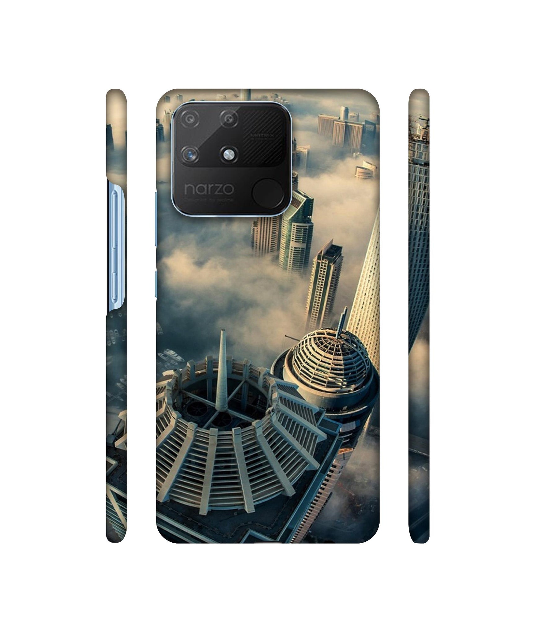 City Scapes Designer Hard Back Cover for Realme Narzo 50A