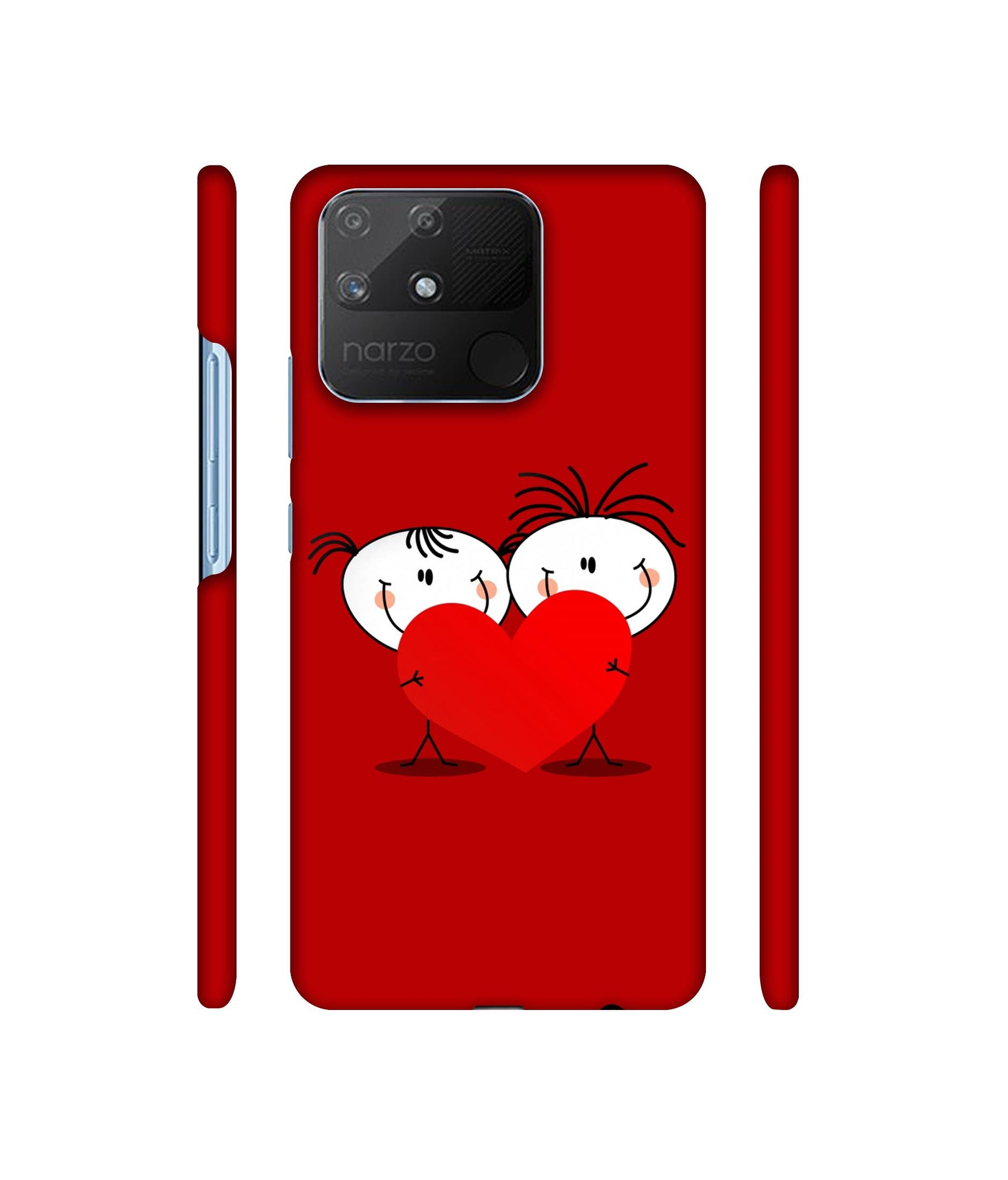 Valentines Day Designer Hard Back Cover for Realme Narzo 50A