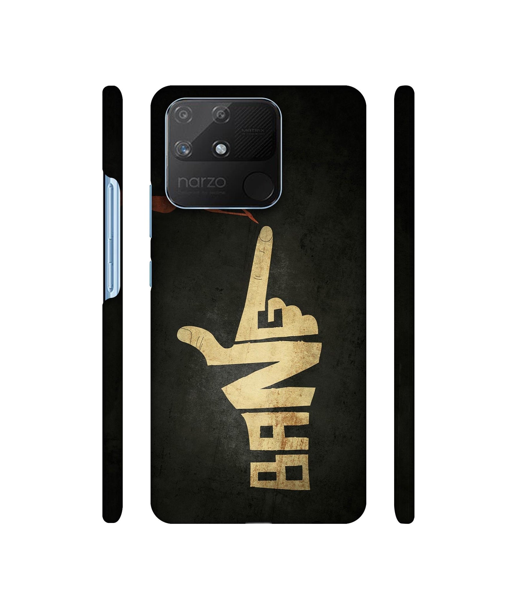 Pointing Designer Hard Back Cover for Realme Narzo 50A