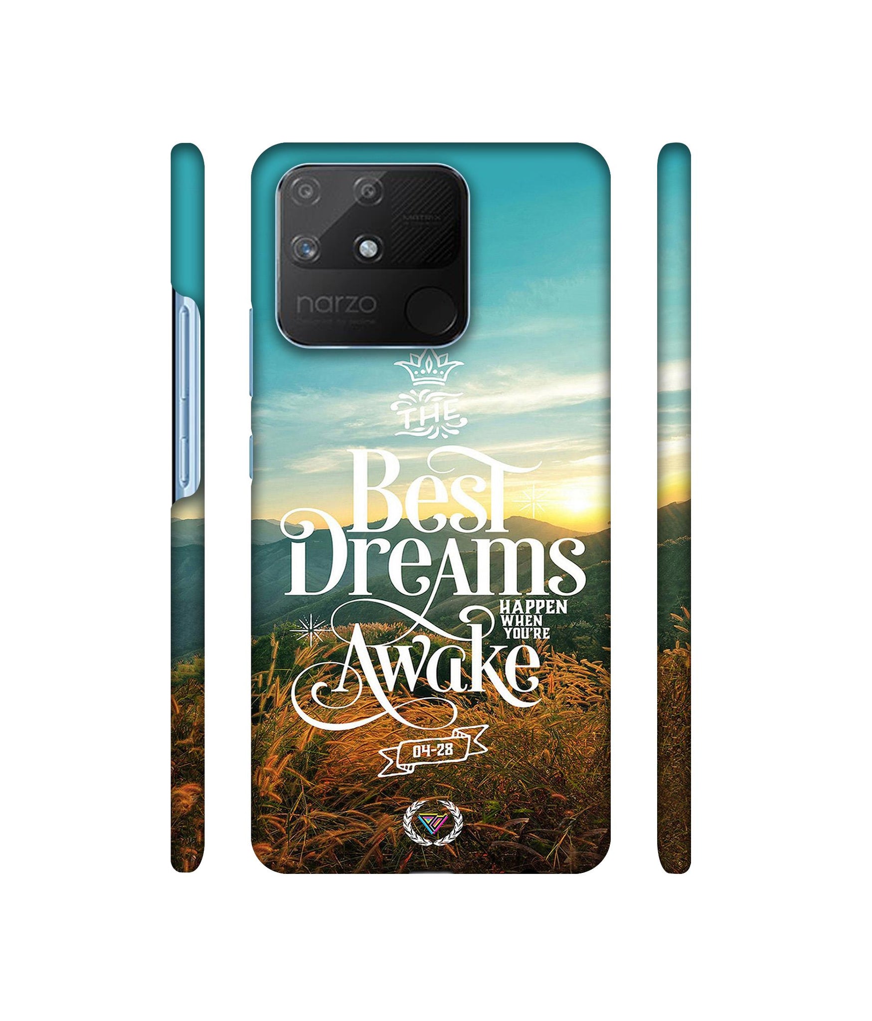 Dreams Designer Hard Back Cover for Realme Narzo 50A