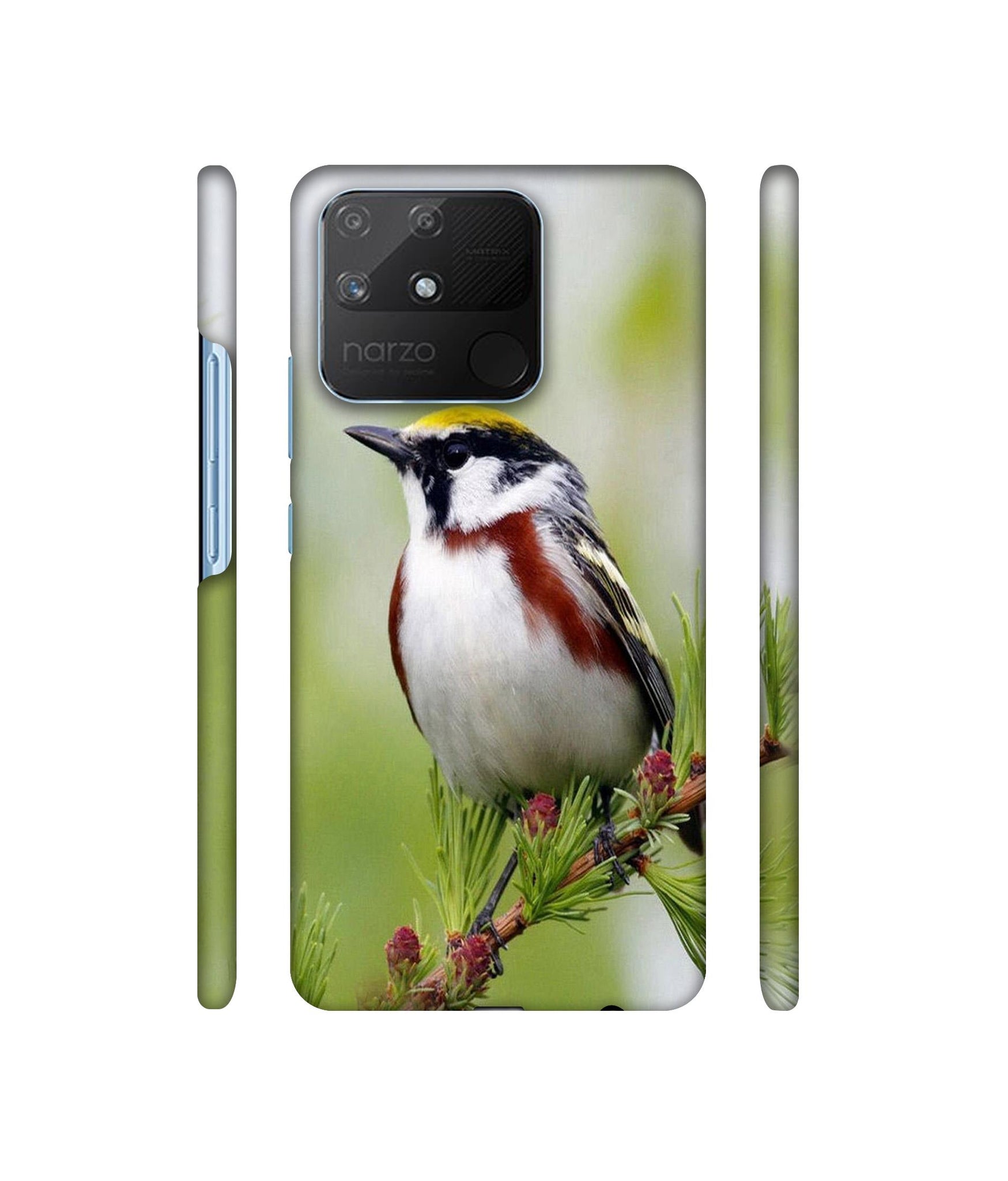 Bird Pattern Designer Hard Back Cover for Realme Narzo 50A