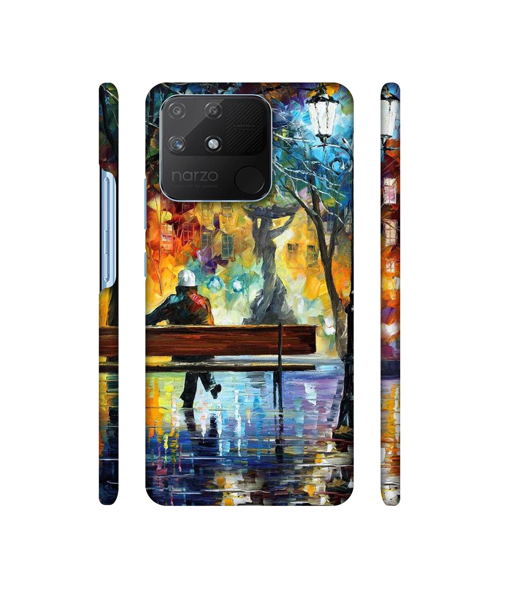 Man Resting Designer Hard Back Cover for Realme Narzo 50A