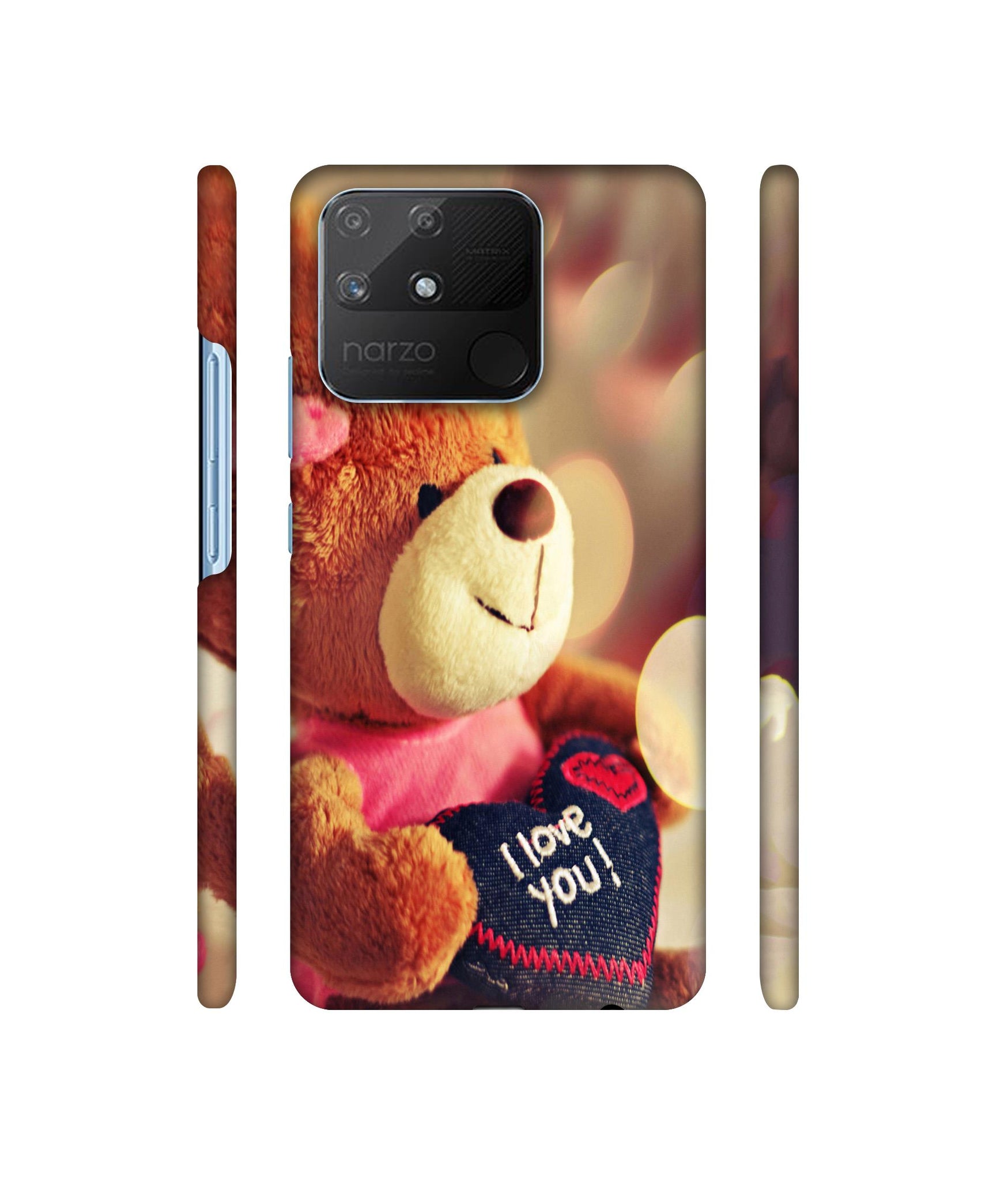 Teddy Bear Designer Hard Back Cover for Realme Narzo 50A