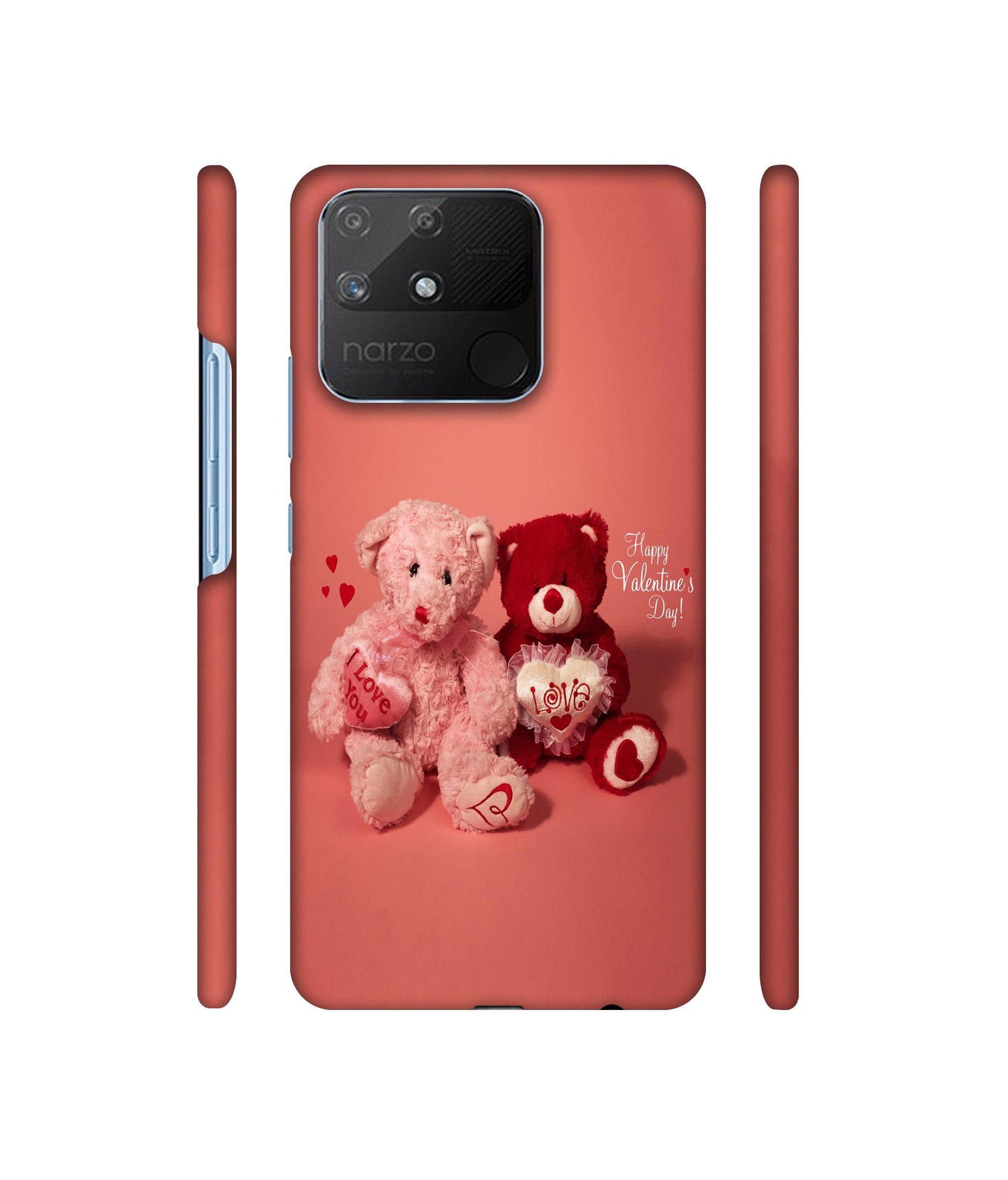 Valentine Day Designer Hard Back Cover for Realme Narzo 50A