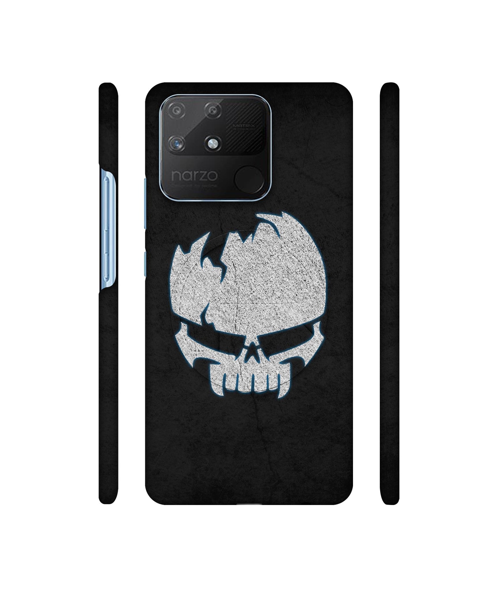 Skull Designer Hard Back Cover for Realme Narzo 50A