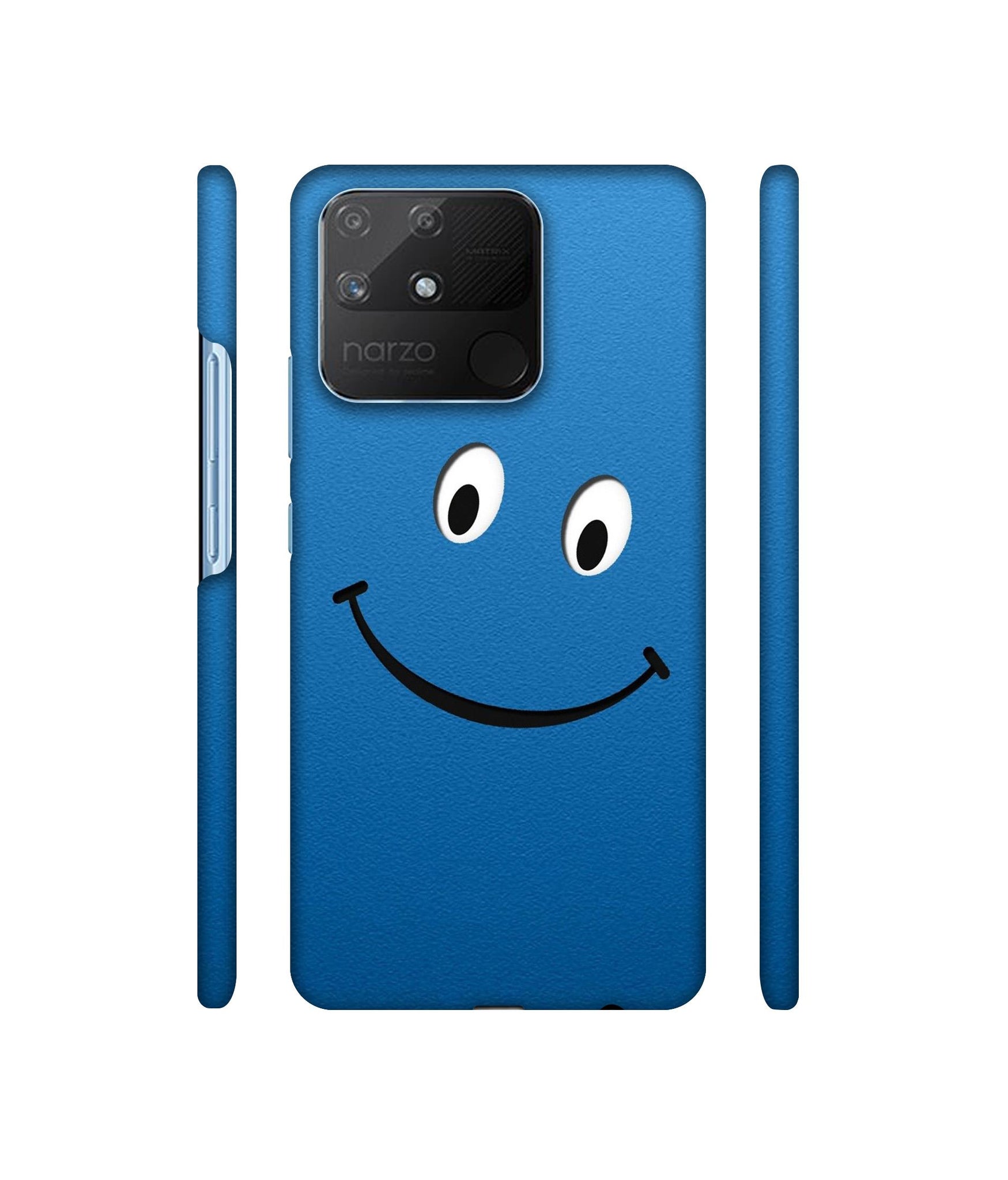 Happy Designer Hard Back Cover for Realme Narzo 50A