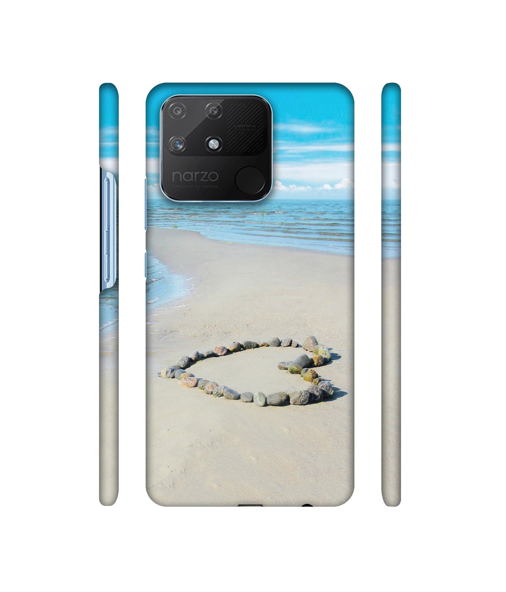 Stone Love Designer Hard Back Cover for Realme Narzo 50A