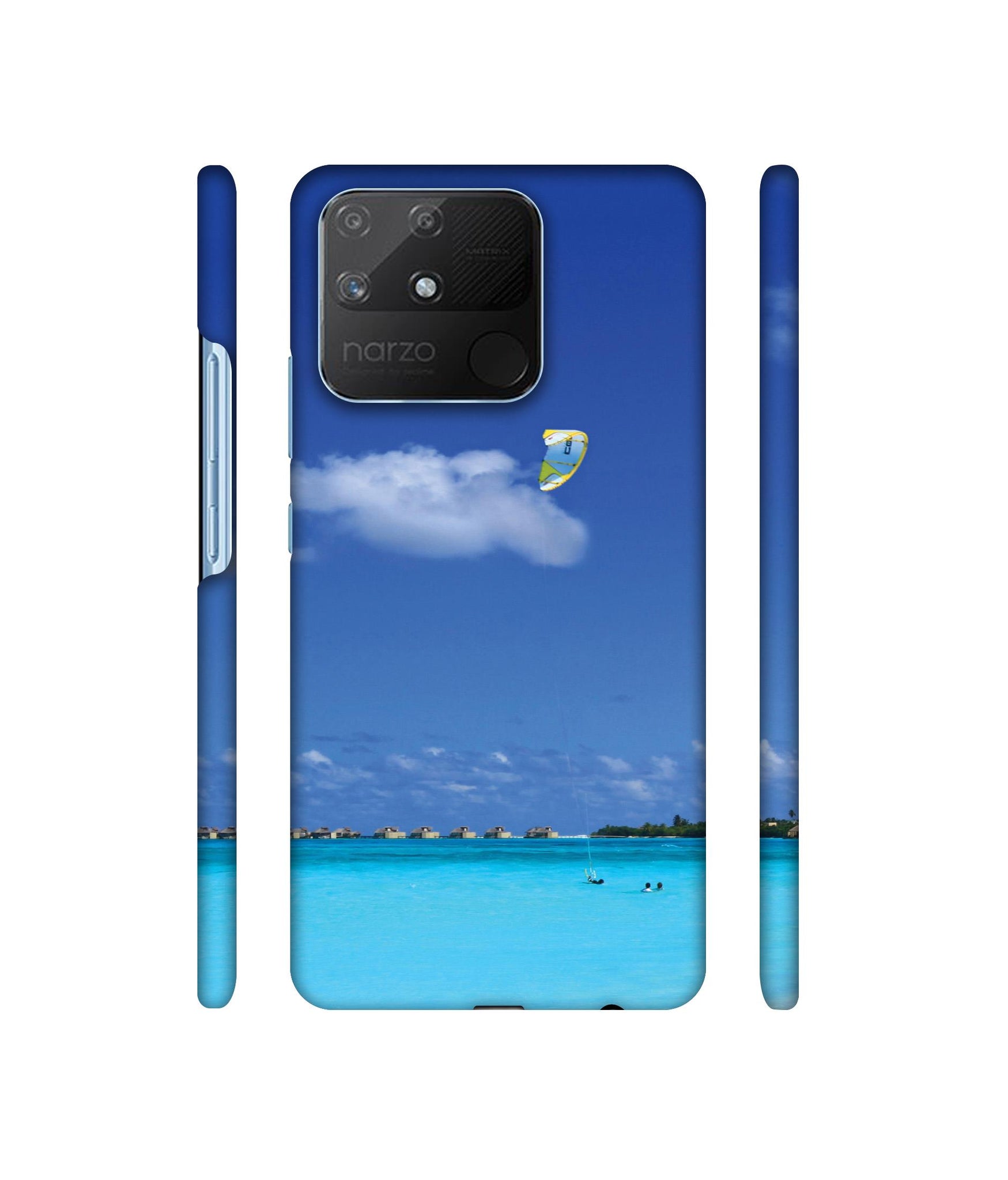 Maldivies Ocean Designer Hard Back Cover for Realme Narzo 50A