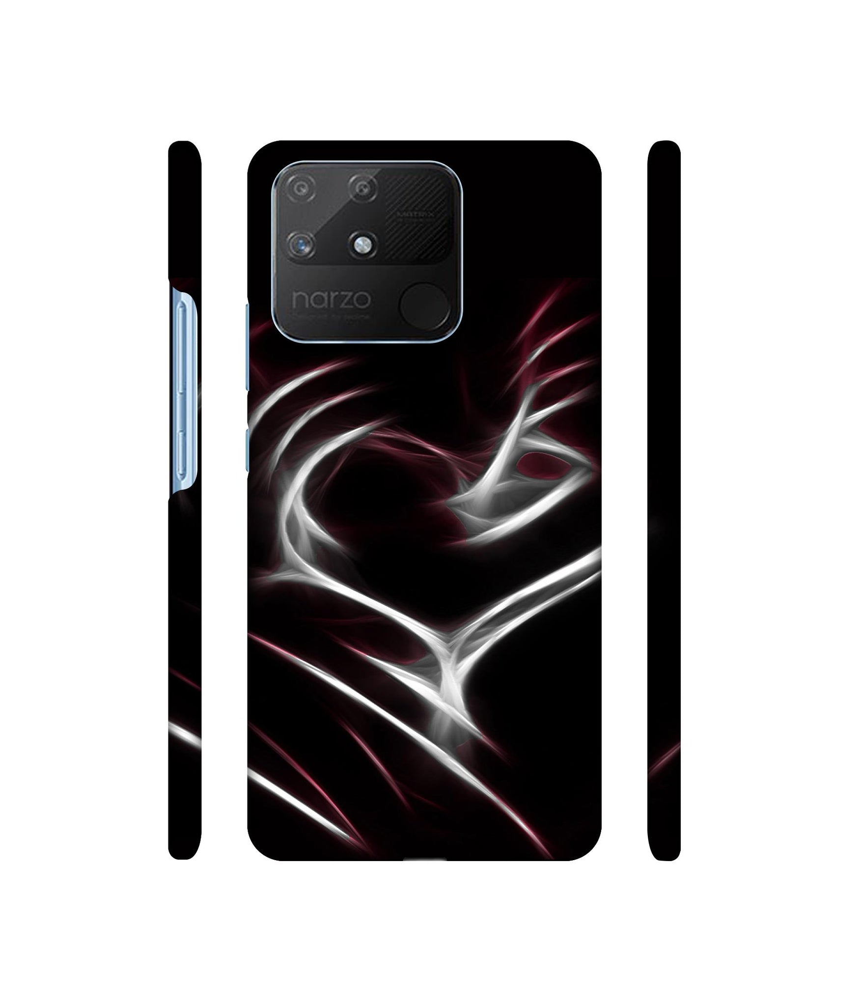 Heart Line Designer Hard Back Cover for Realme Narzo 50A
