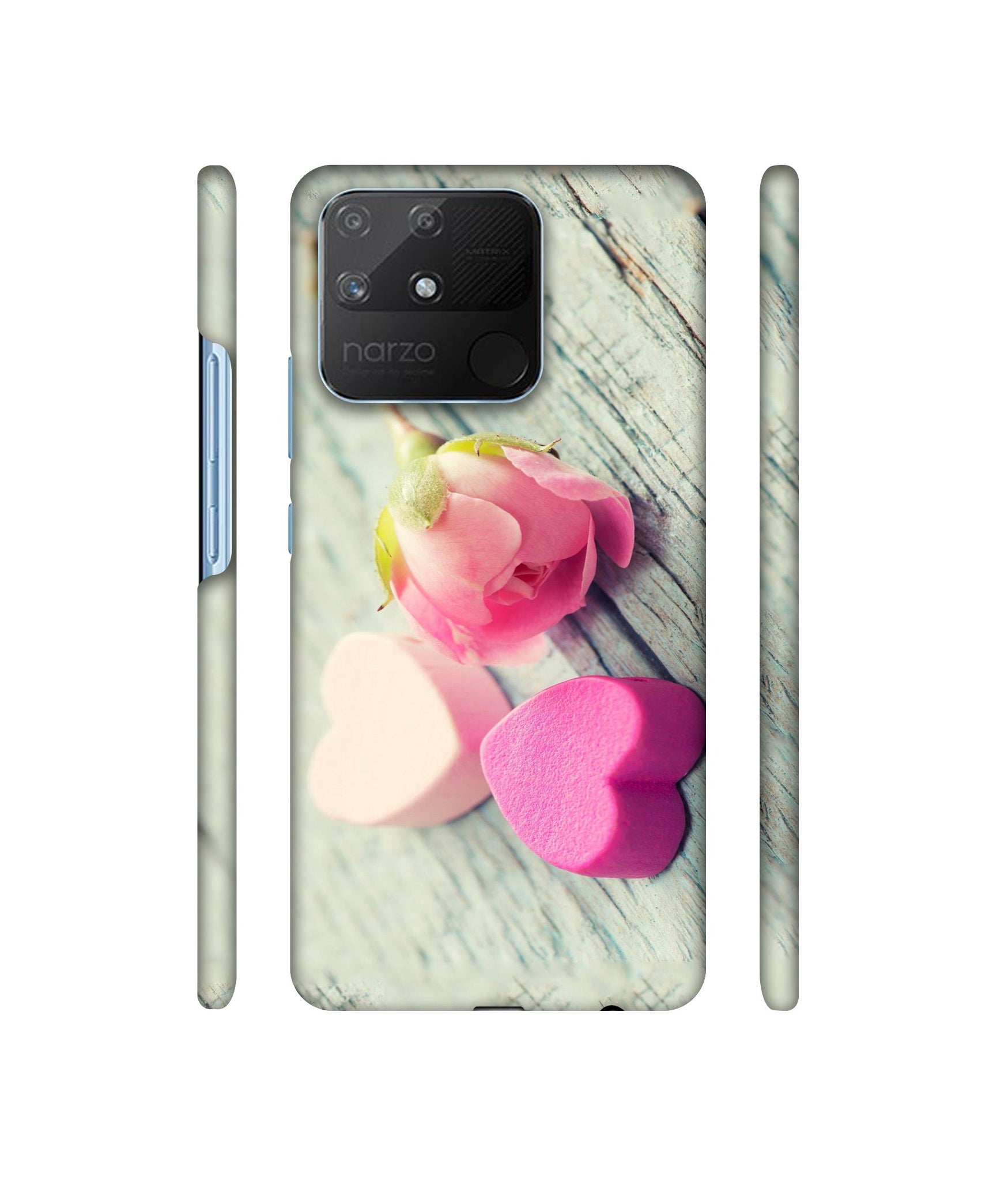 Tenderness Designer Hard Back Cover for Realme Narzo 50A