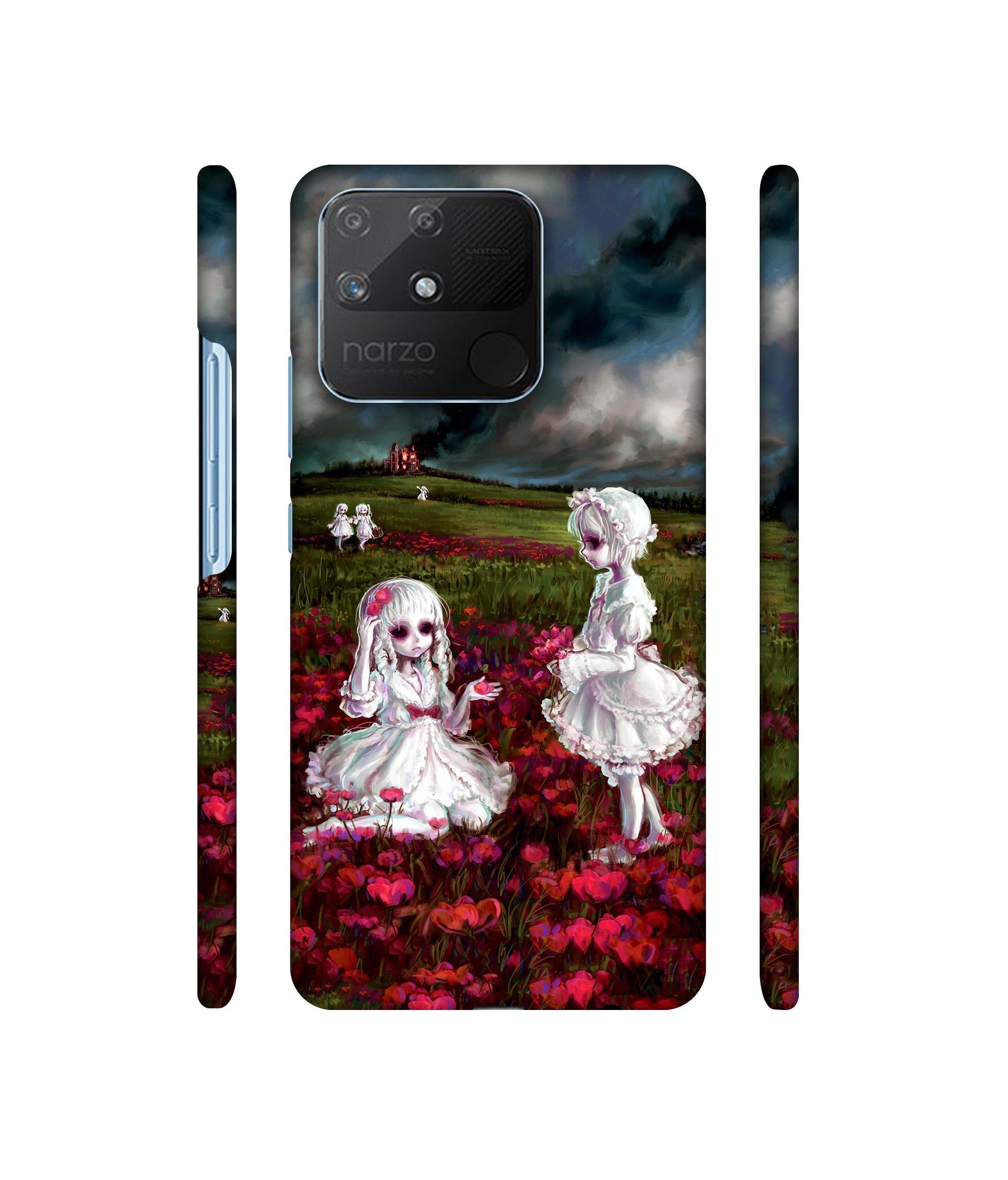 Vampires Girls Designer Hard Back Cover for Realme Narzo 50A