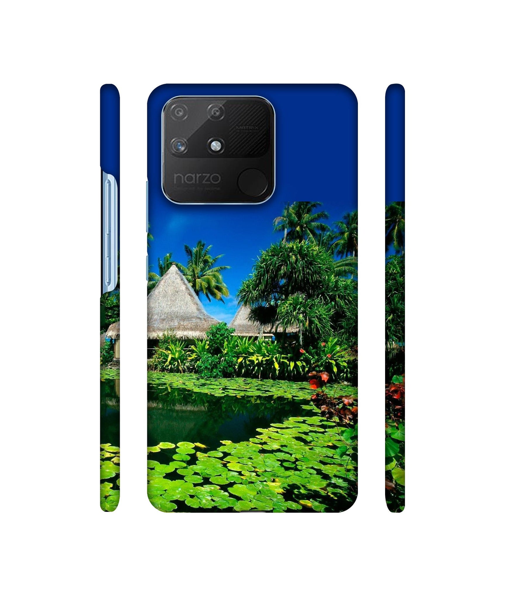 Tropics Water Designer Hard Back Cover for Realme Narzo 50A