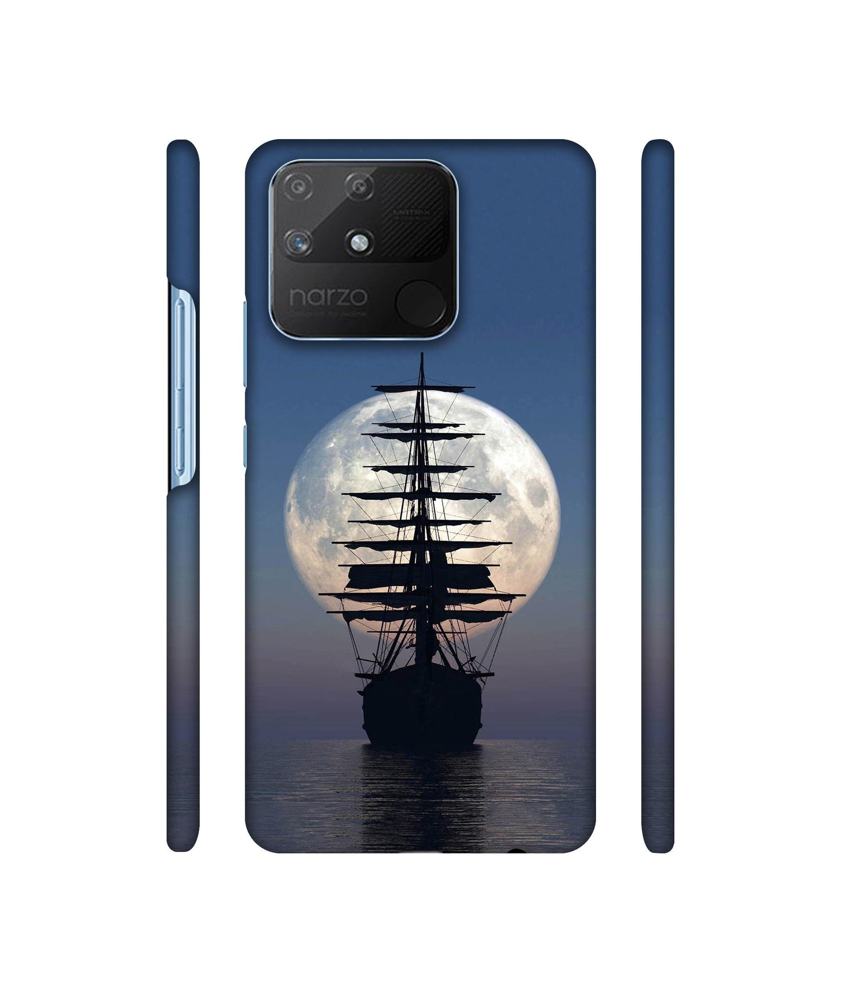 Sea Sunset Designer Hard Back Cover for Realme Narzo 50A