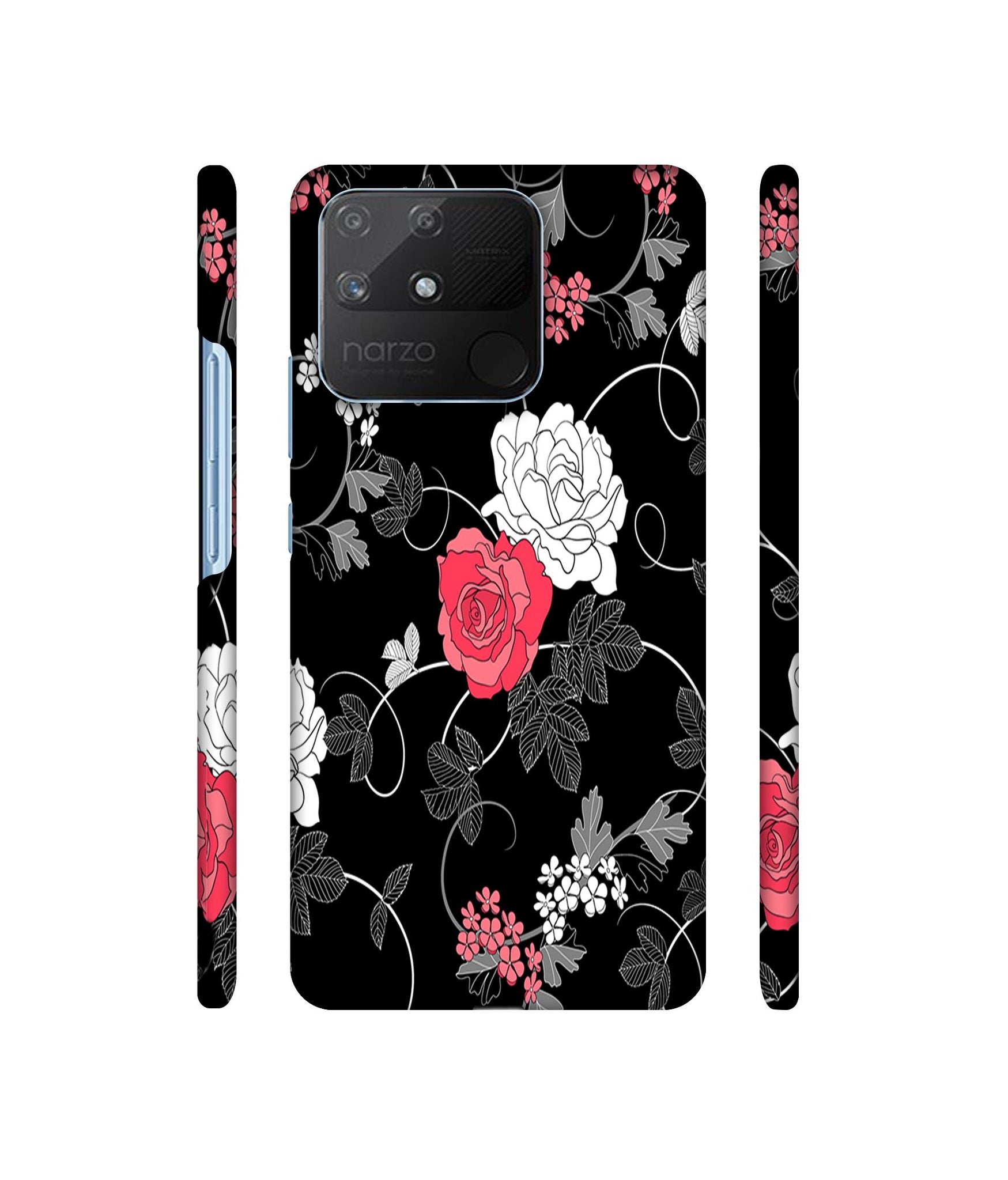 Roses Designer Hard Back Cover for Realme Narzo 50A