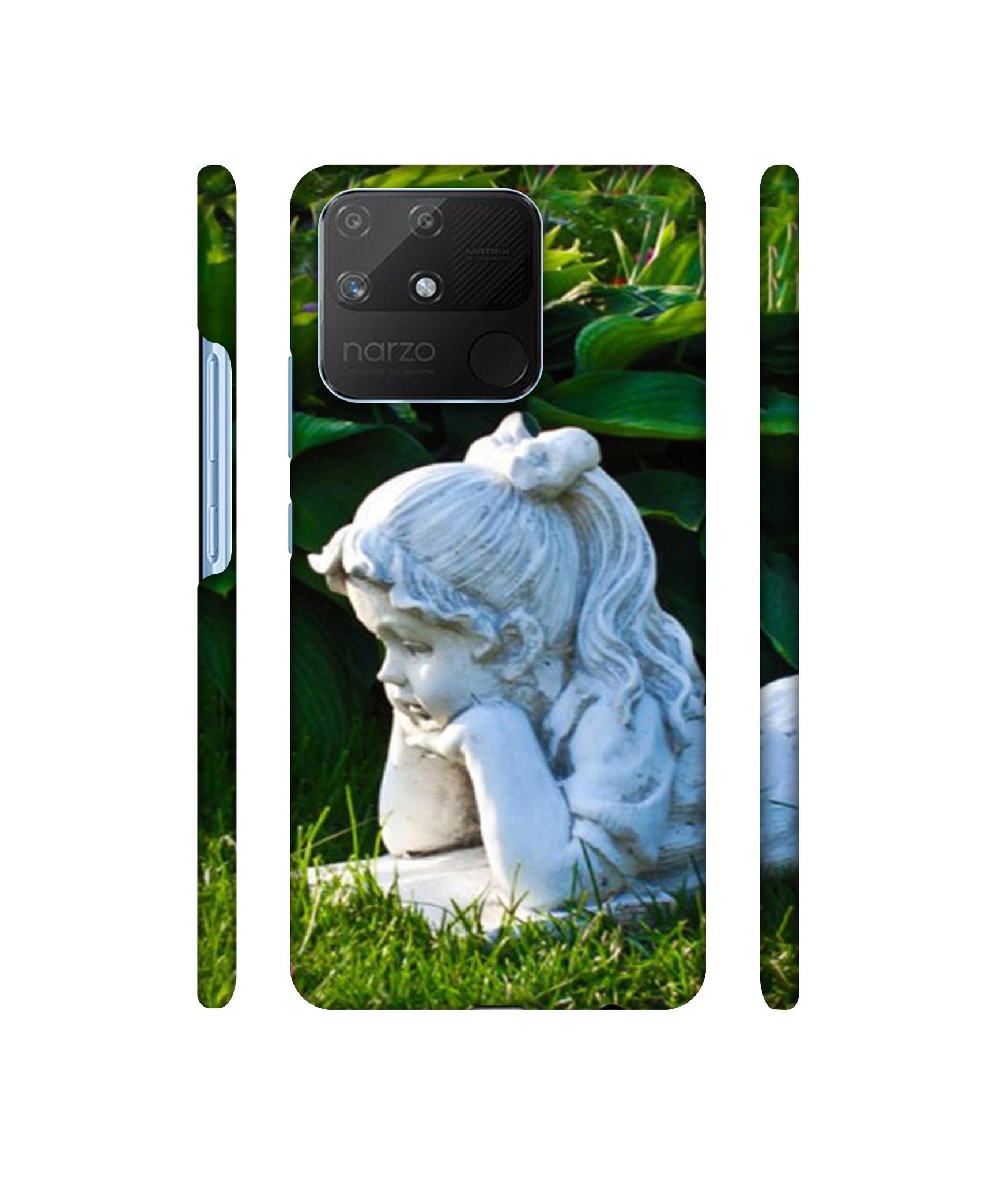 Statue of Girl Designer Hard Back Cover for Realme Narzo 50A