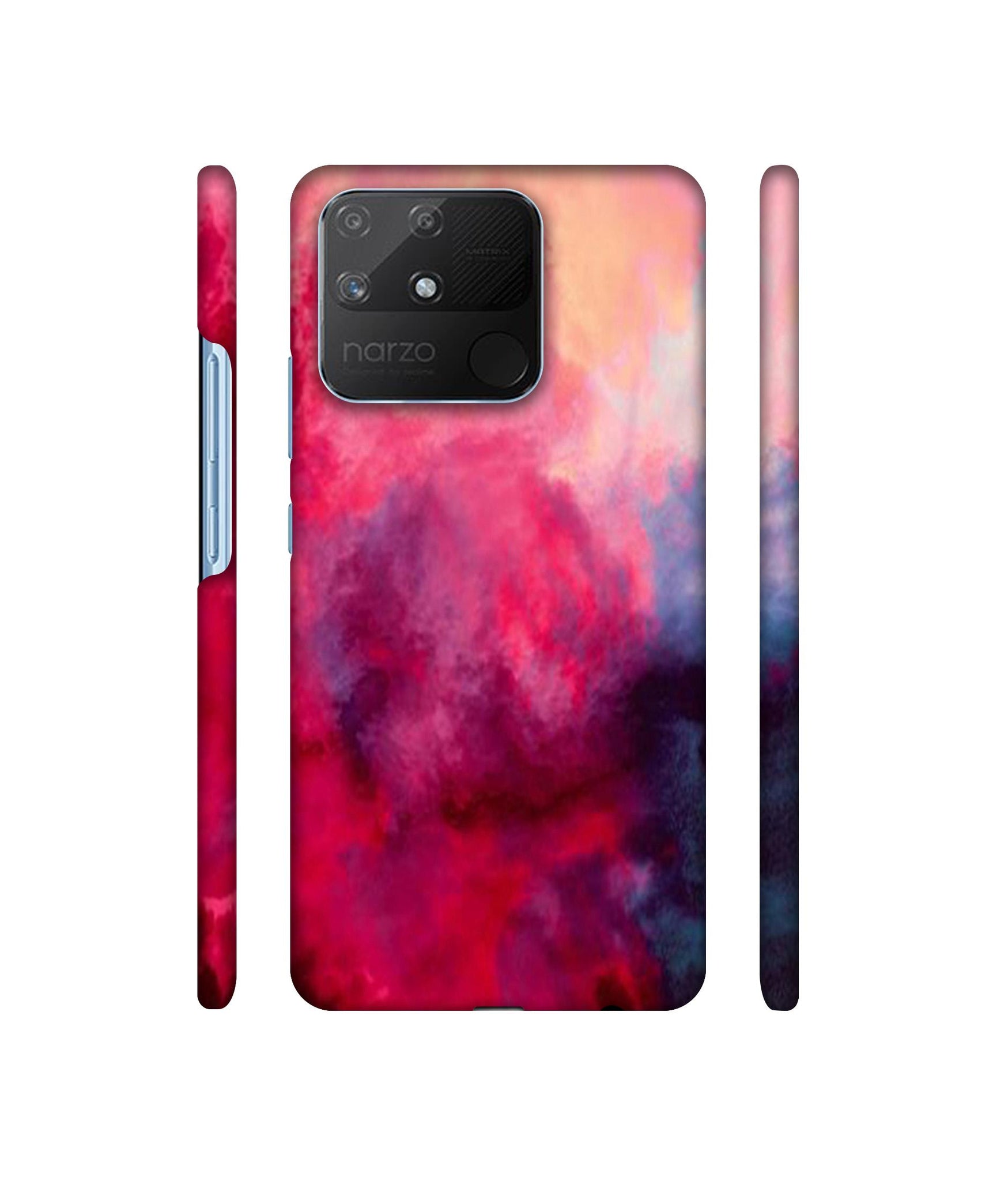 Holi Color Designer Hard Back Cover for Realme Narzo 50A