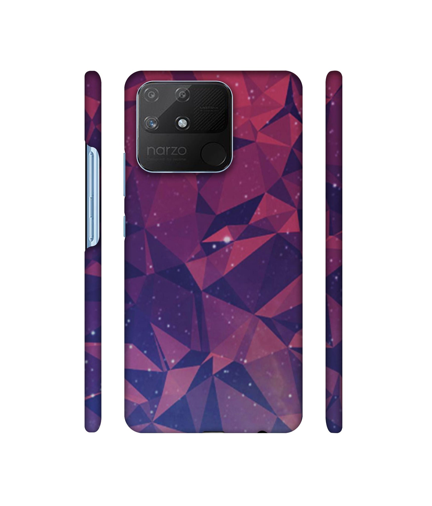 Bad Color Shape Designer Hard Back Cover for Realme Narzo 50A