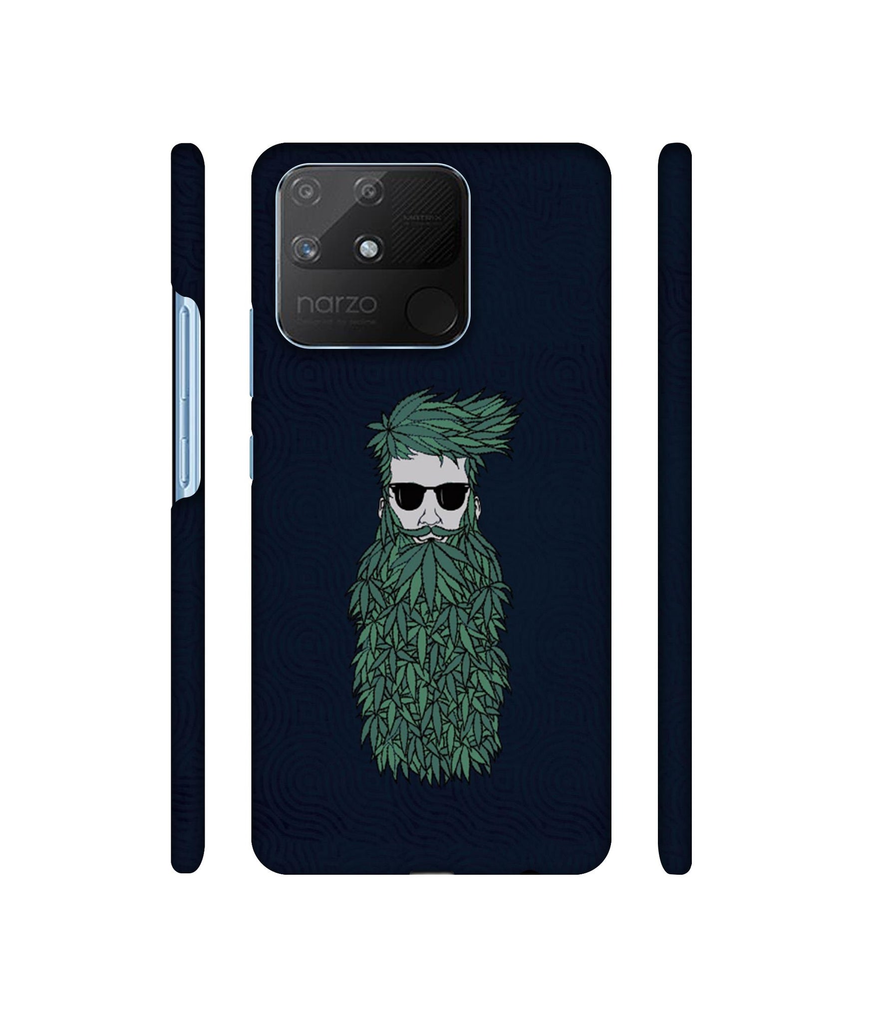 Beard Man Designer Hard Back Cover for Realme Narzo 50A