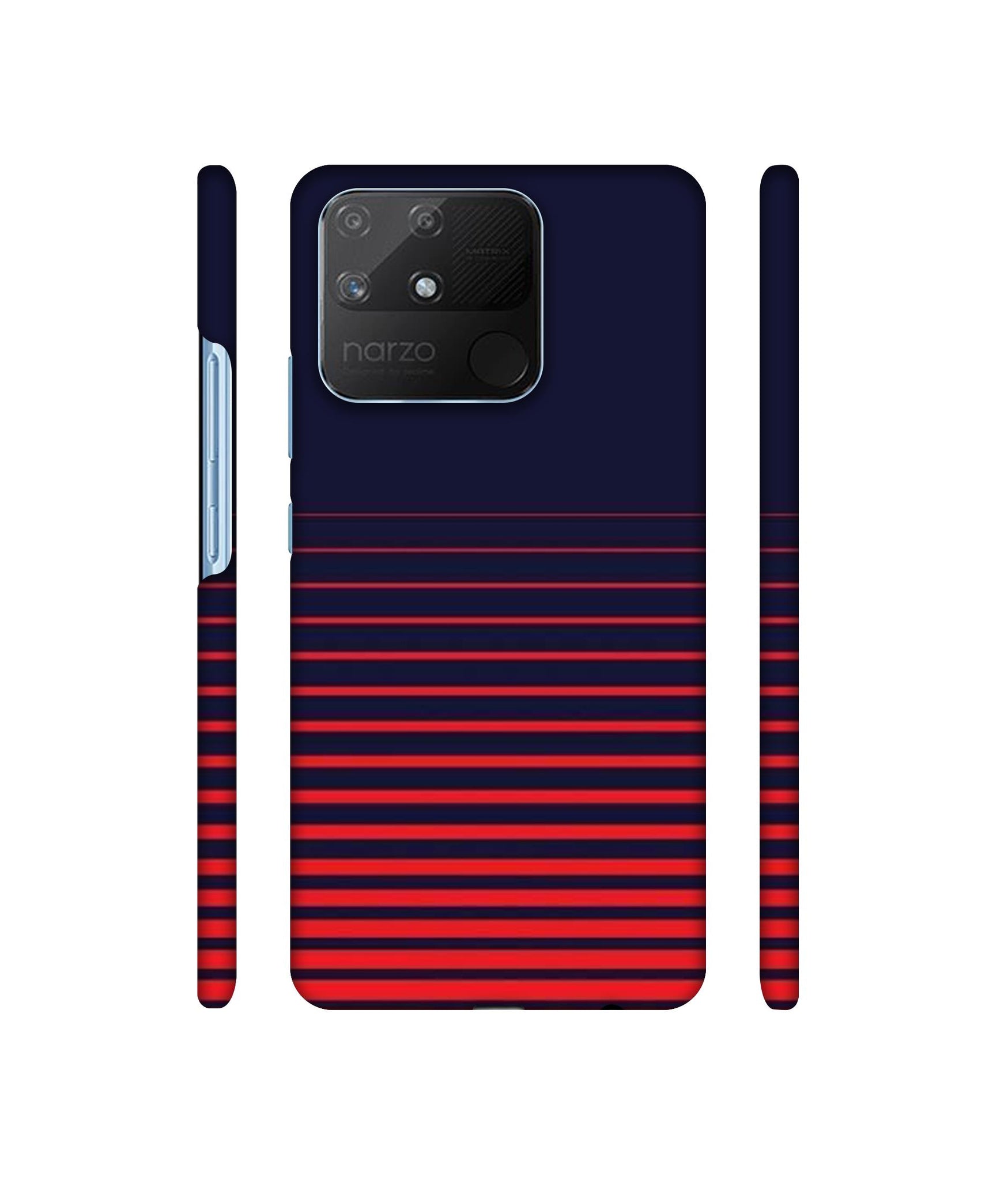 Redline Designer Hard Back Cover for Realme Narzo 50A