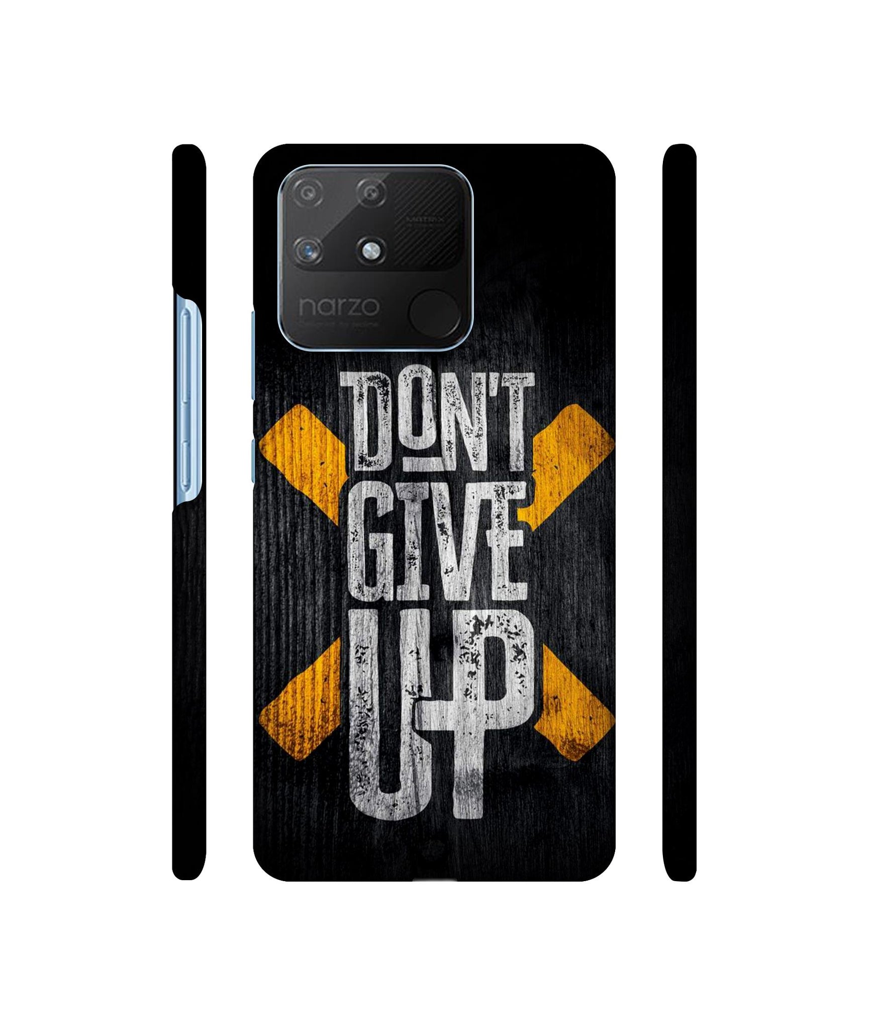 Don't Give Up Designer Hard Back Cover for Realme Narzo 50A