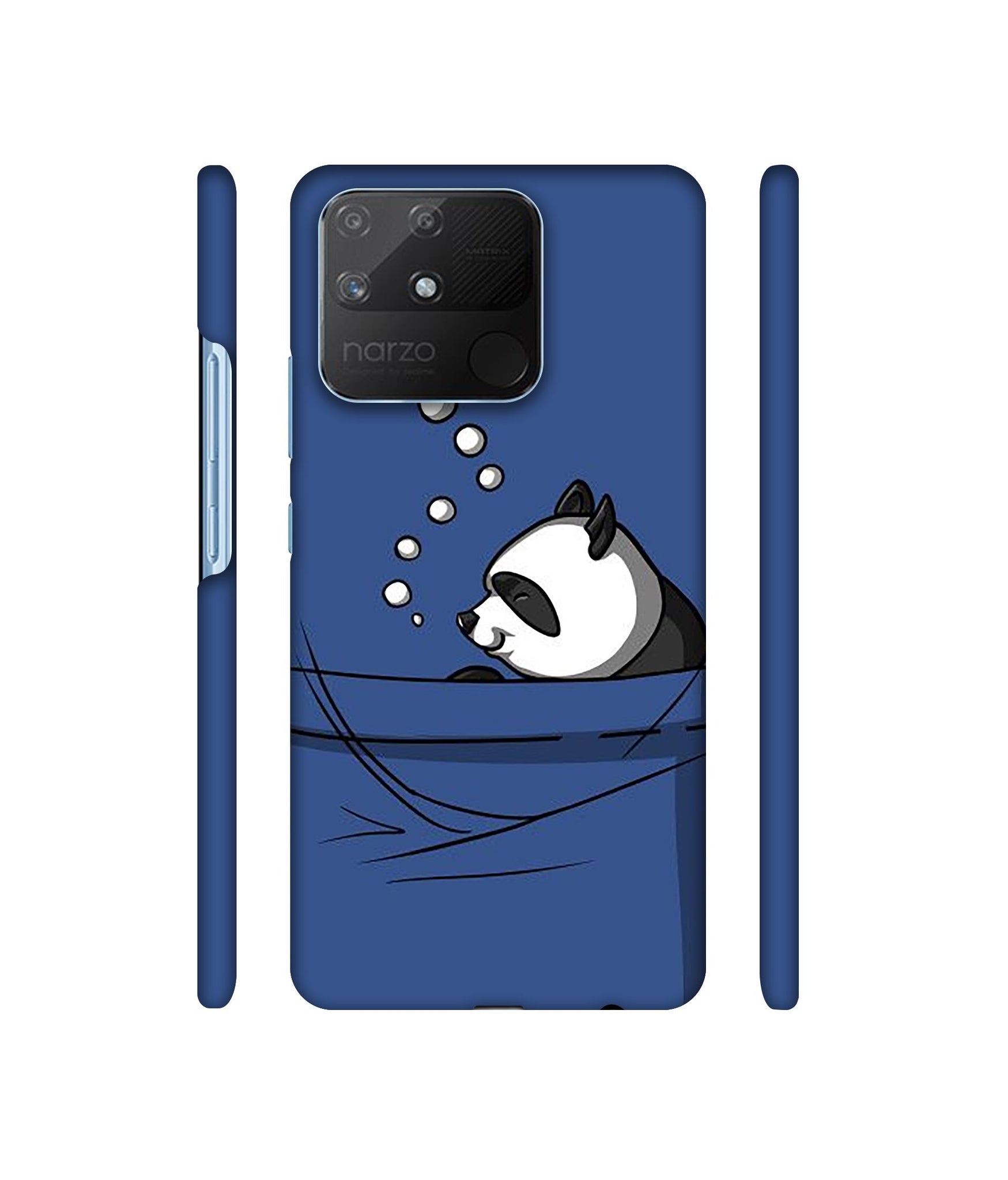 Lasy Panda Designer Hard Back Cover for Realme Narzo 50A