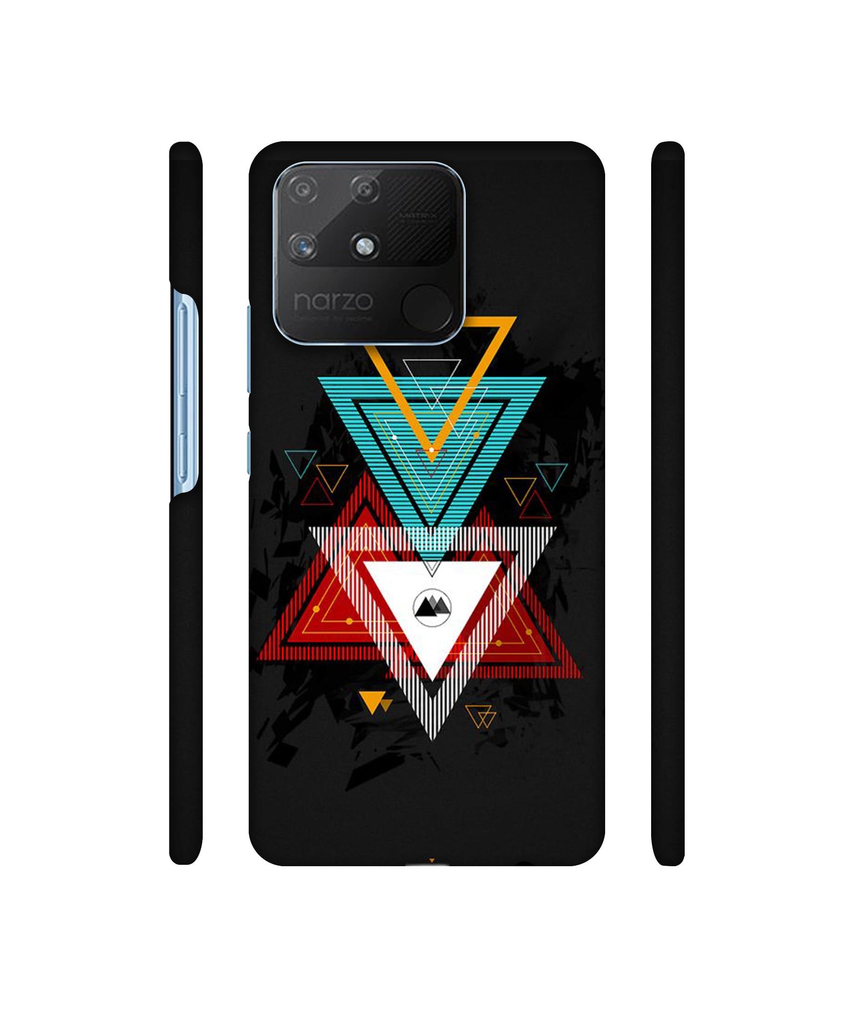 Illustrator Triangle Designer Hard Back Cover for Realme Narzo 50A