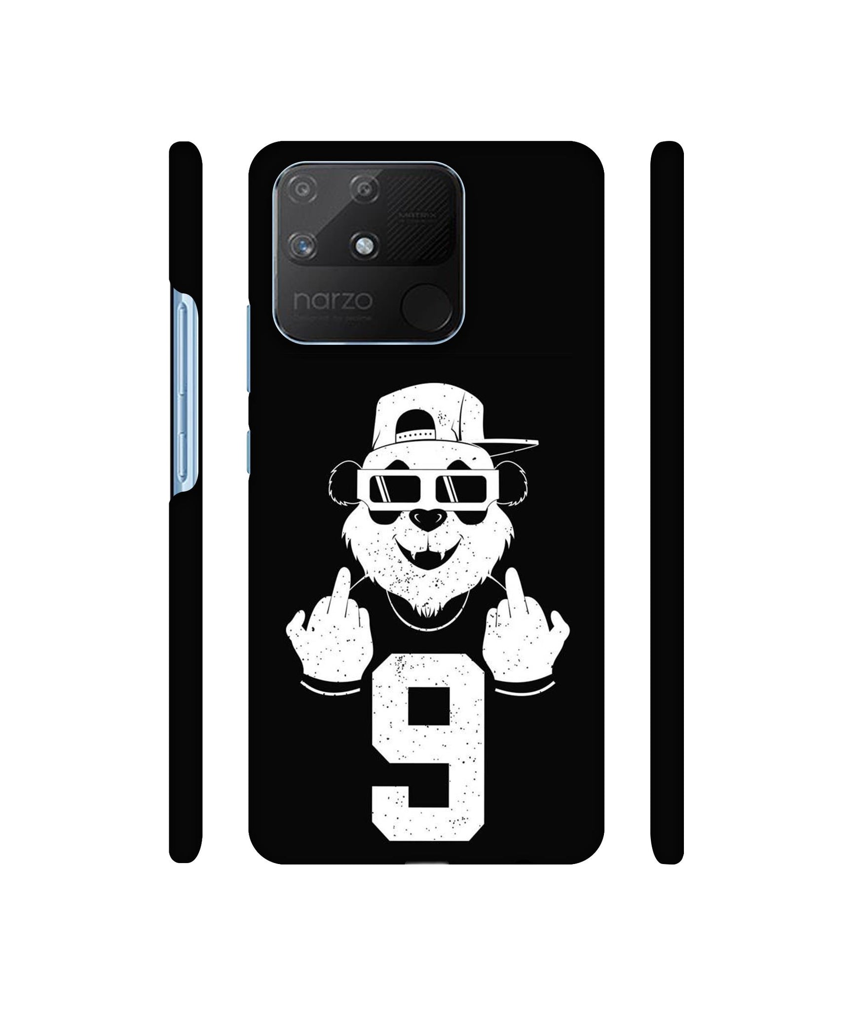 Nine Number Designer Hard Back Cover for Realme Narzo 50A