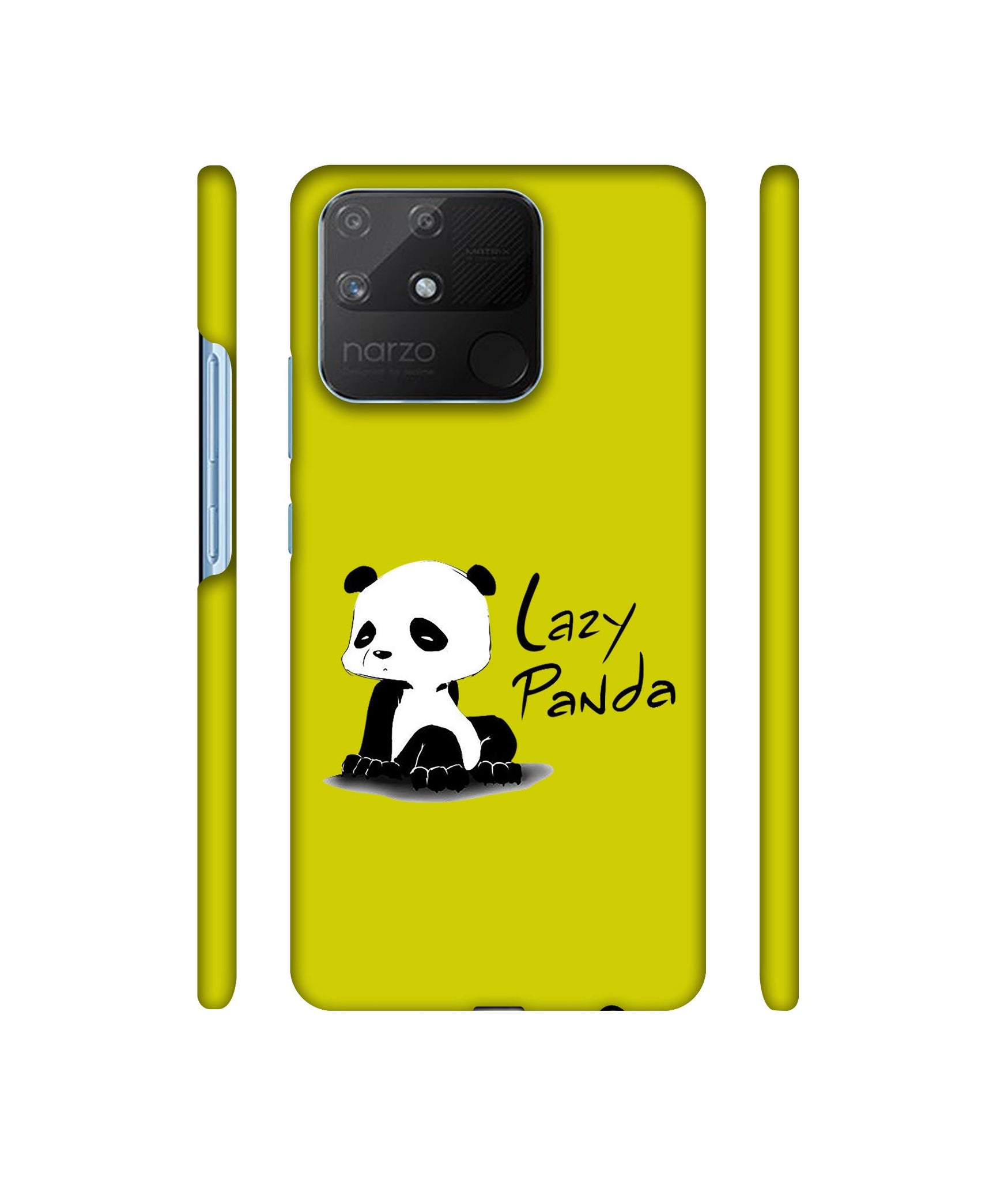 Lazy Panda Designer Hard Back Cover for Realme Narzo 50A