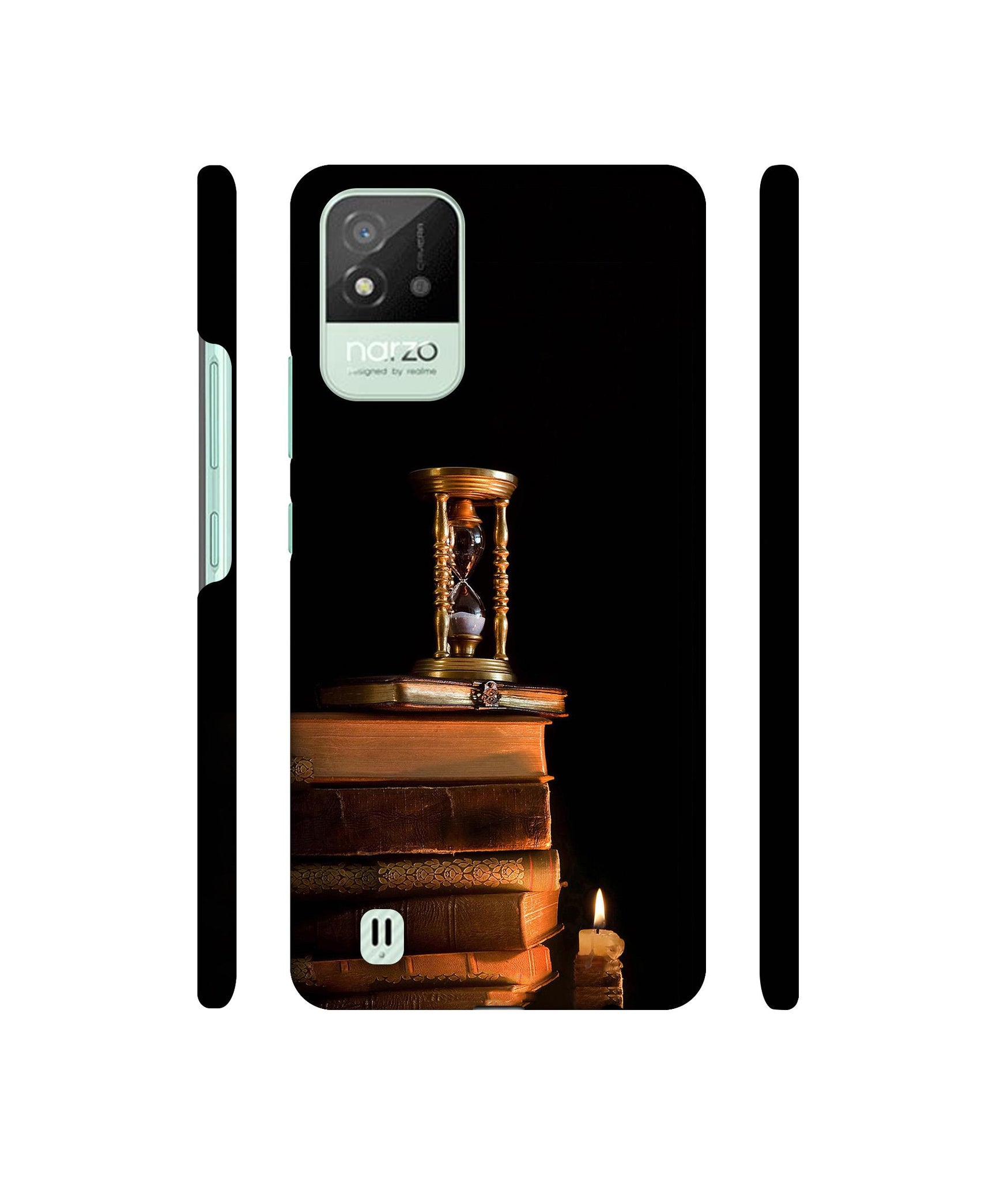 Magic Candles Books Designer Hard Back Cover for Realme Narzo 50i