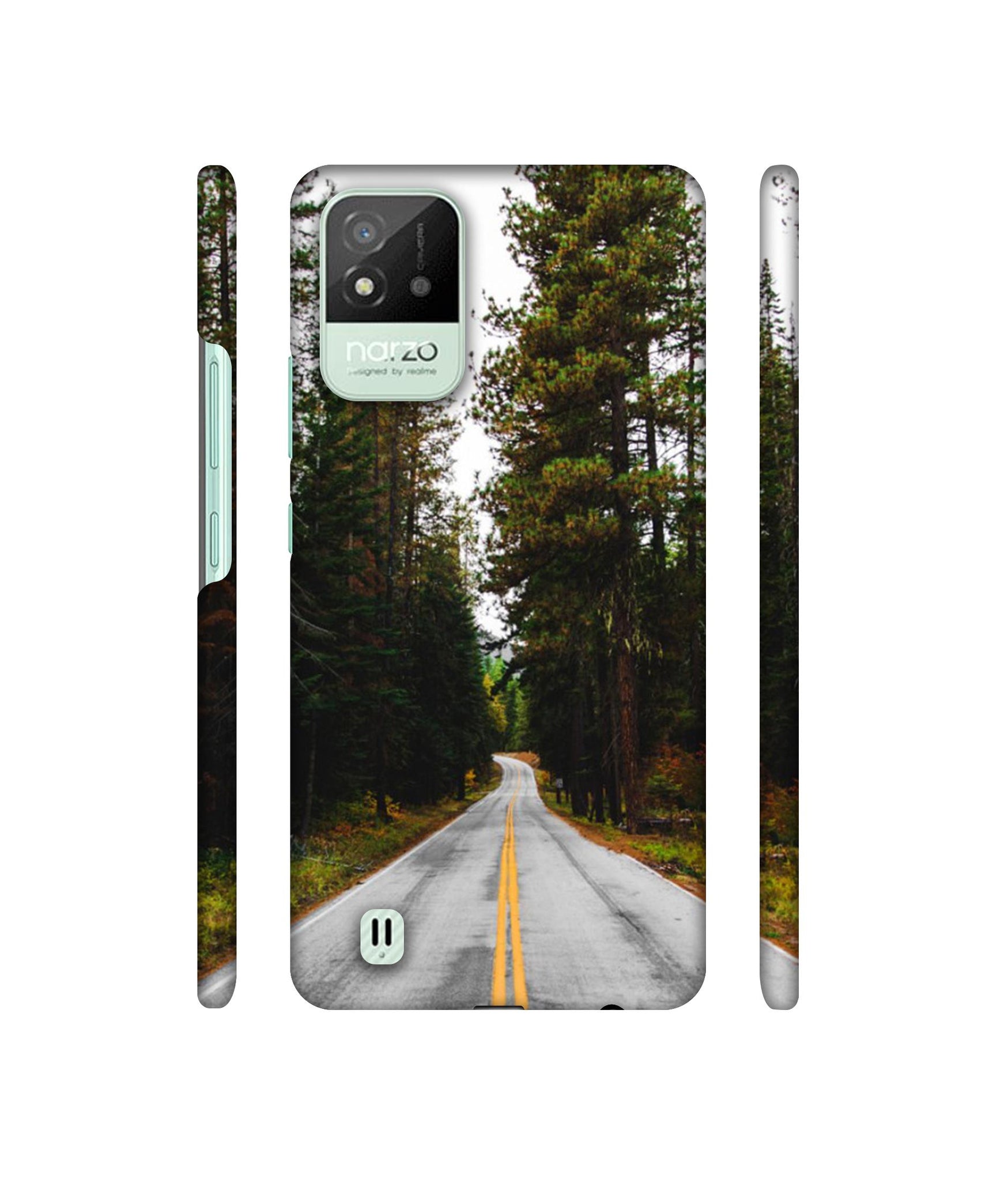 Road Photo Designer Hard Back Cover for Realme Narzo 50i