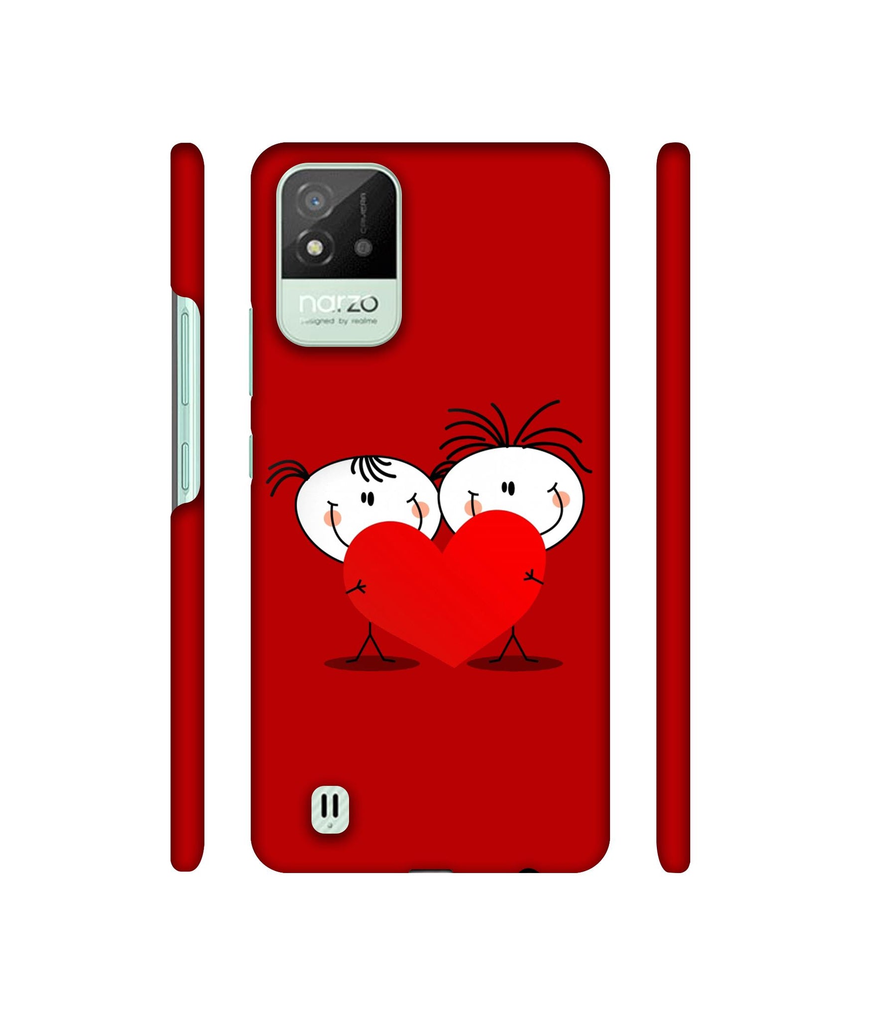 Valentines Day Designer Hard Back Cover for Realme Narzo 50i