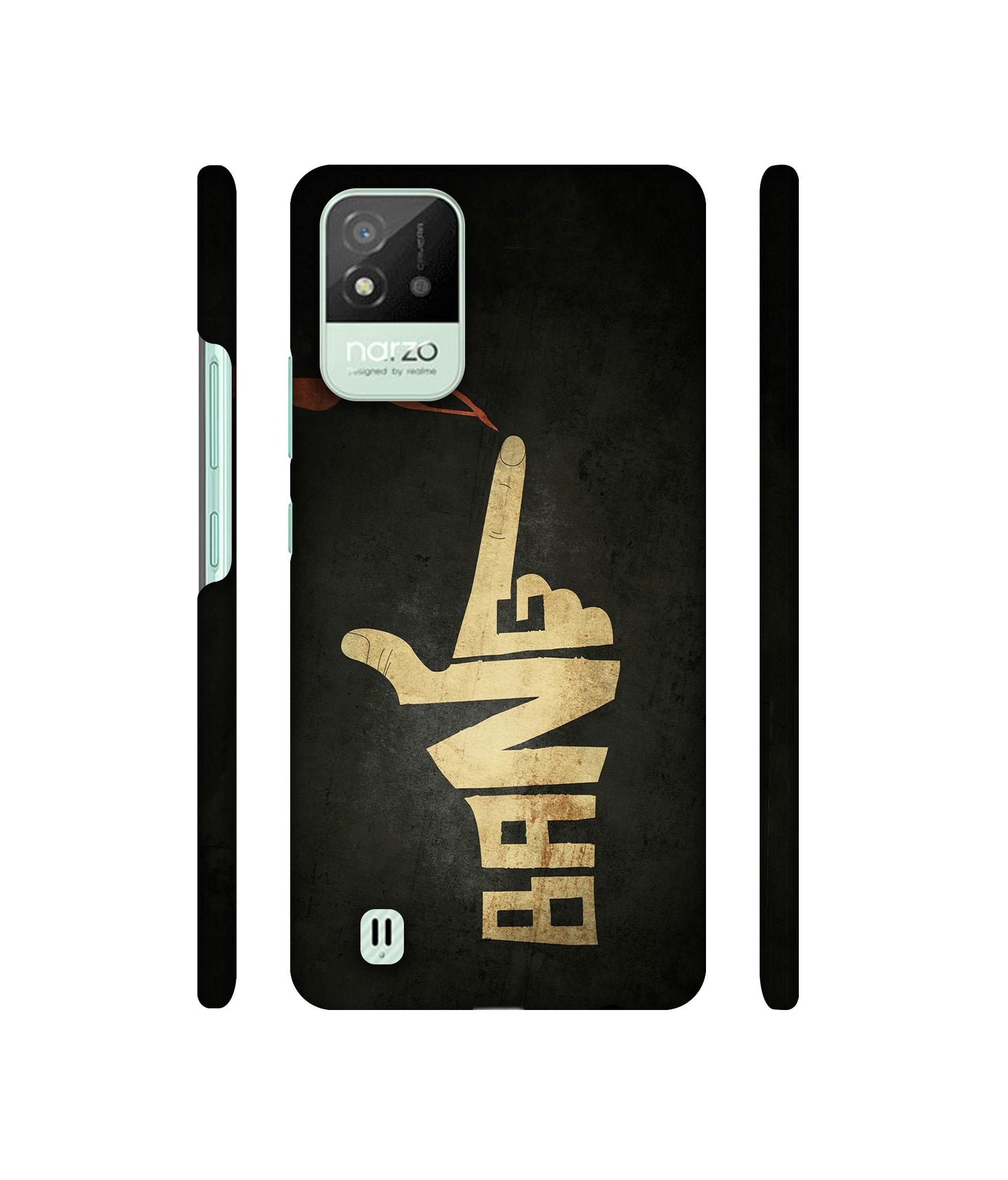 Pointing Designer Hard Back Cover for Realme Narzo 50i