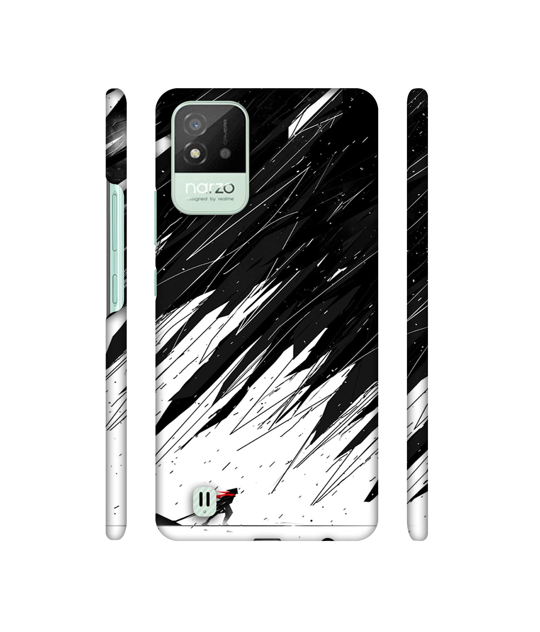 Geometric Strom Designer Hard Back Cover for Realme Narzo 50i