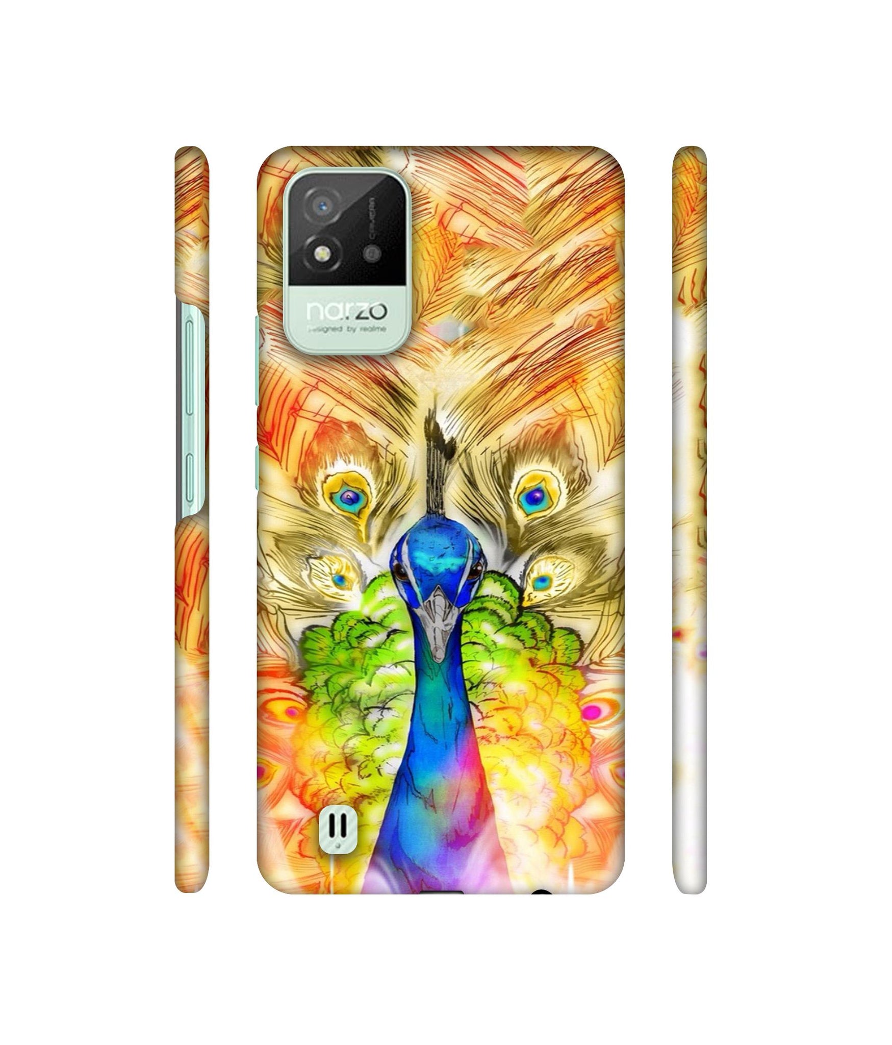 Colorful Joy Pattern Designer Hard Back Cover for Realme Narzo 50i