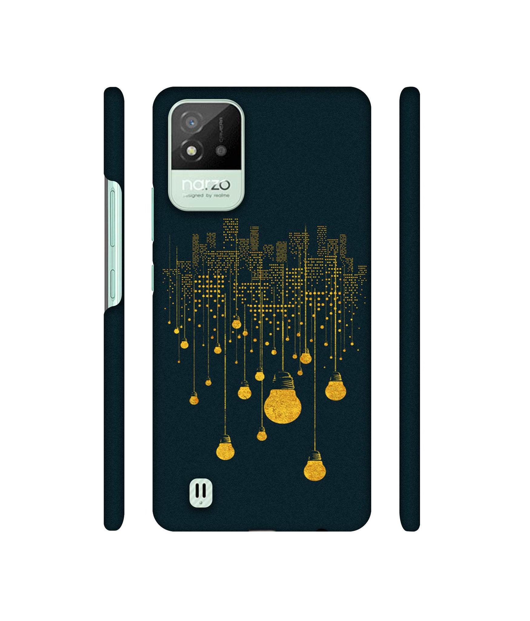 City Light Pattern Designer Hard Back Cover for Realme Narzo 50i