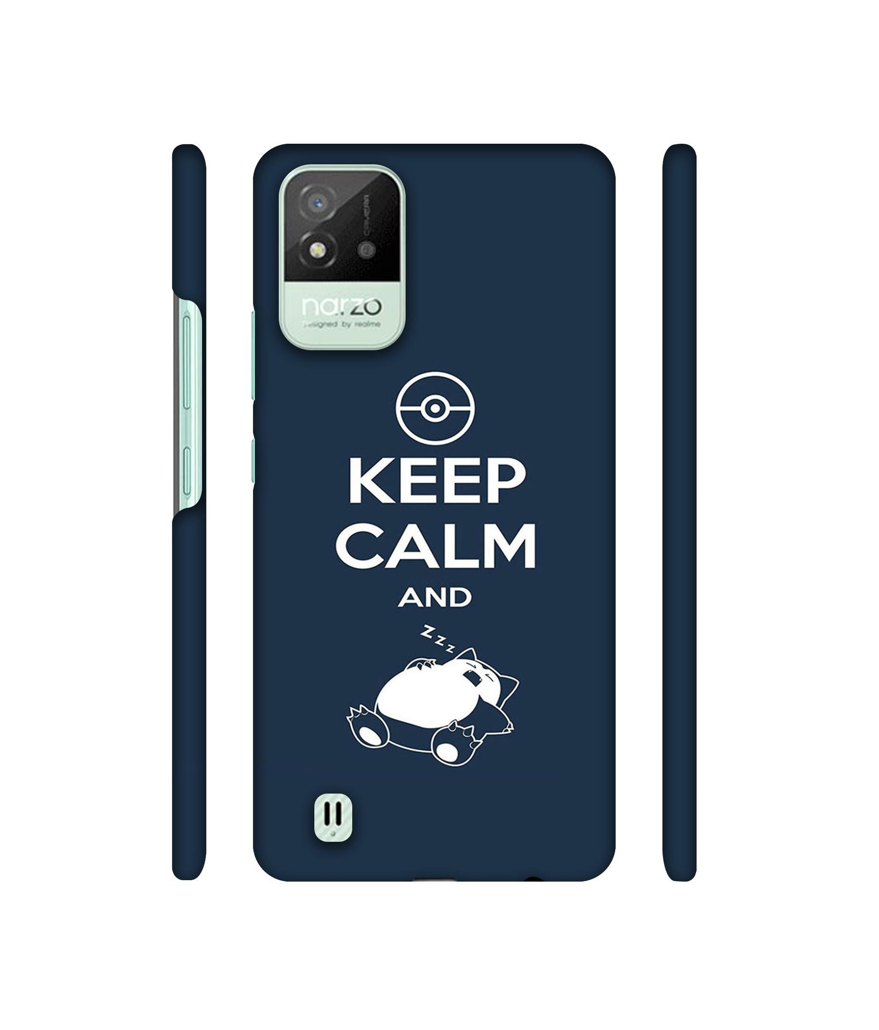 Sleep Pattern Designer Hard Back Cover for Realme Narzo 50i